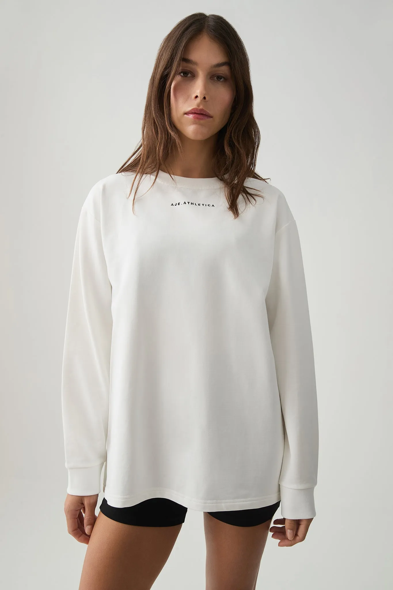 Boyfriend Ls Cuffed Tee 127 sold by Aje