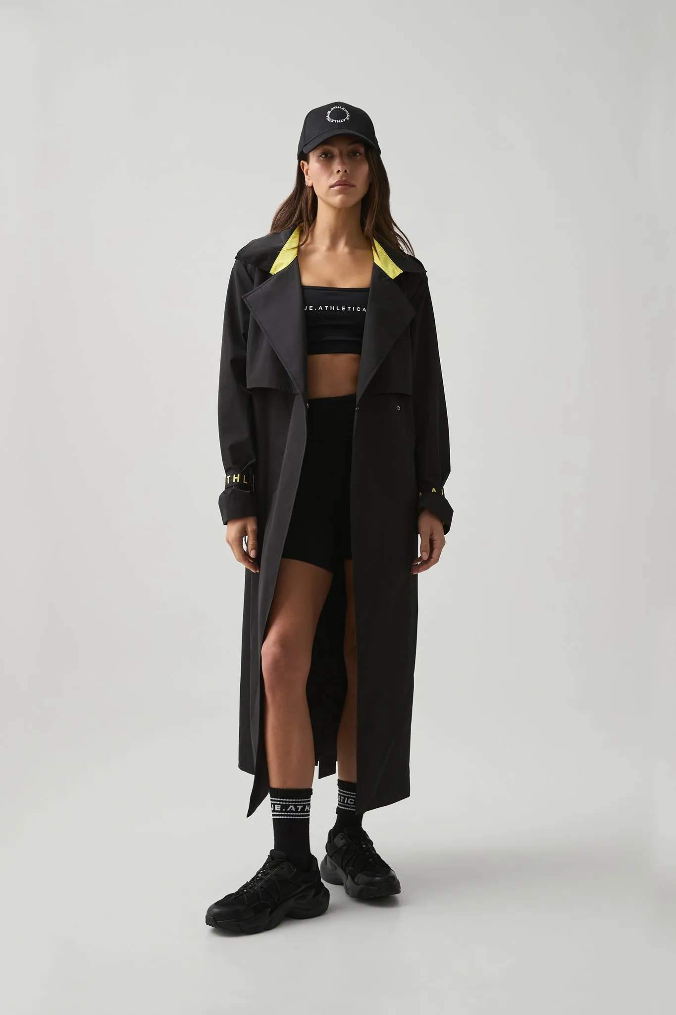 Longline Wrap Trench Coat 705 sold by Aje