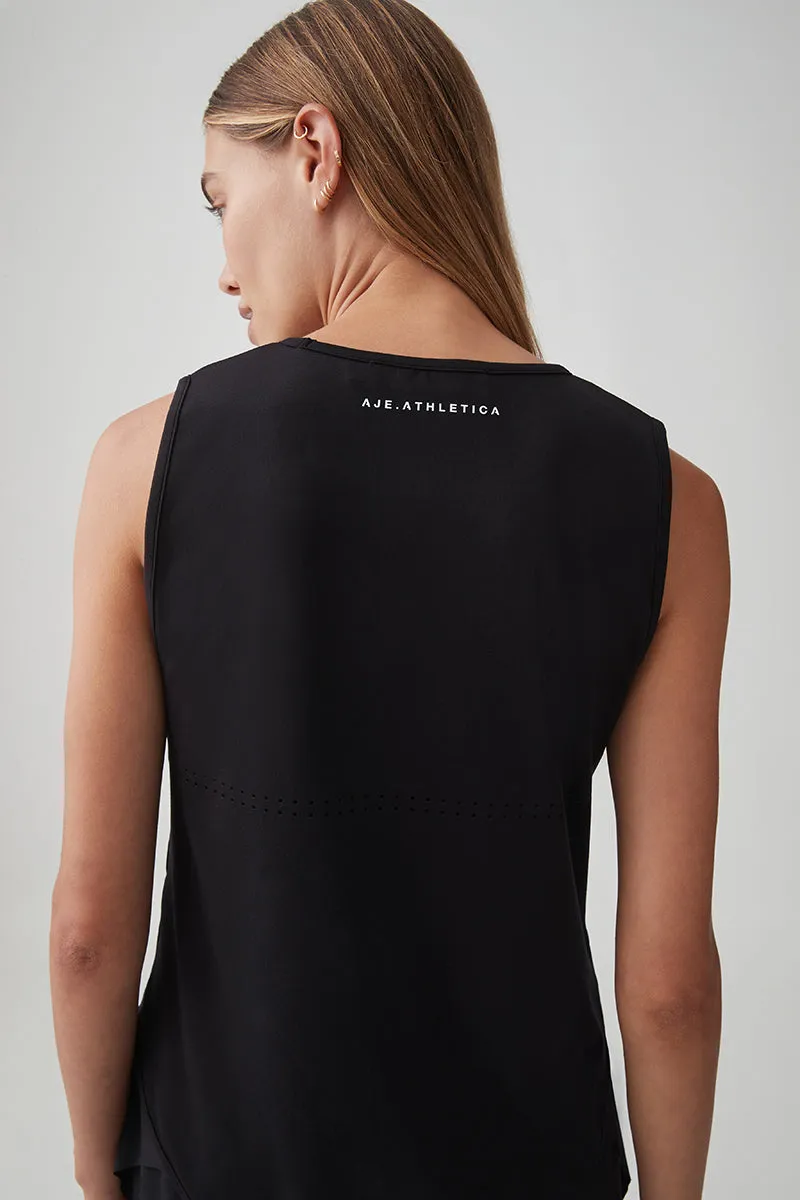 Perforated Round Hem Tank 164 sold by Aje product image thumbnail 4
