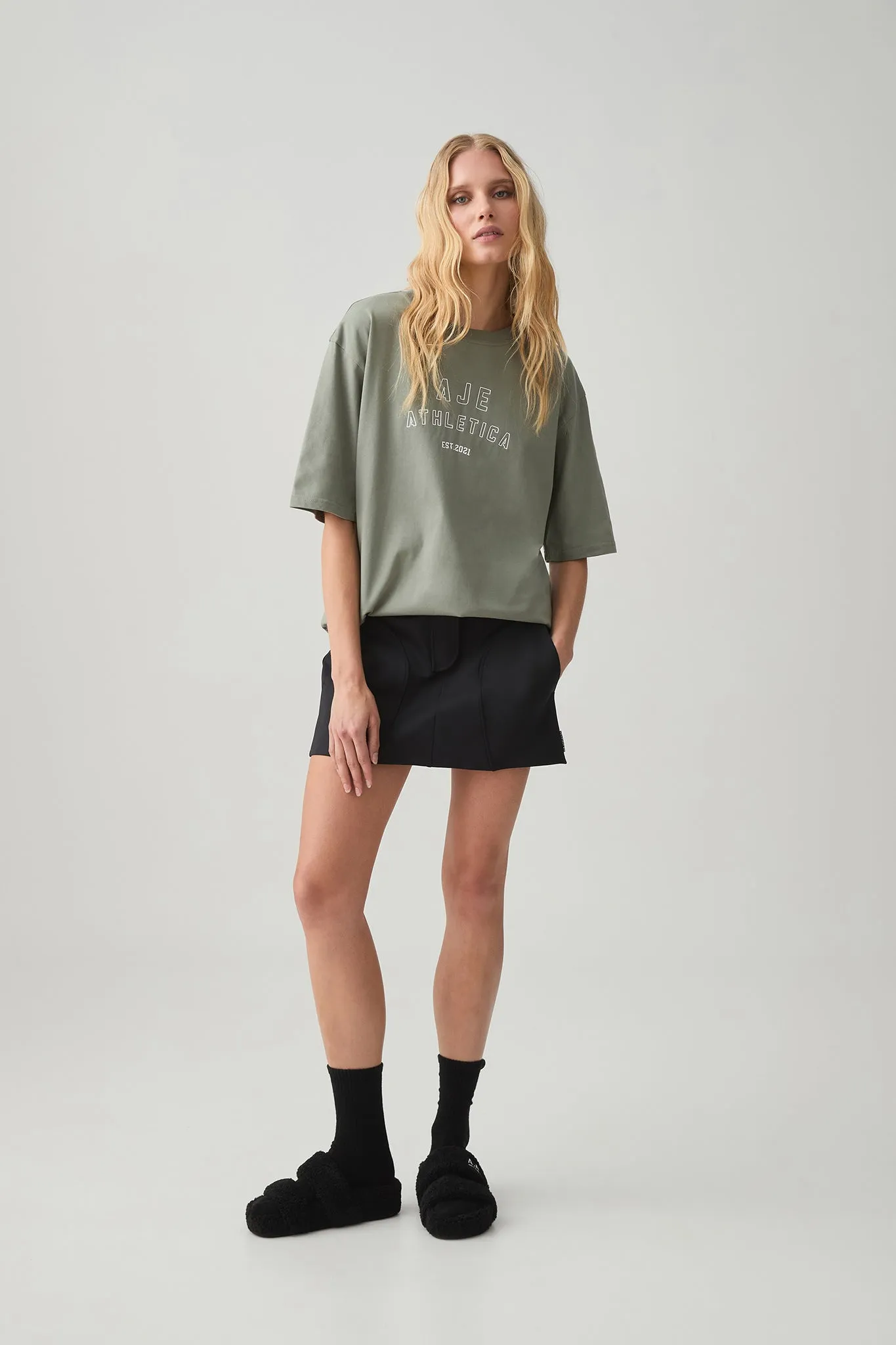 Retro AA Logo Tee 102 sold by Aje