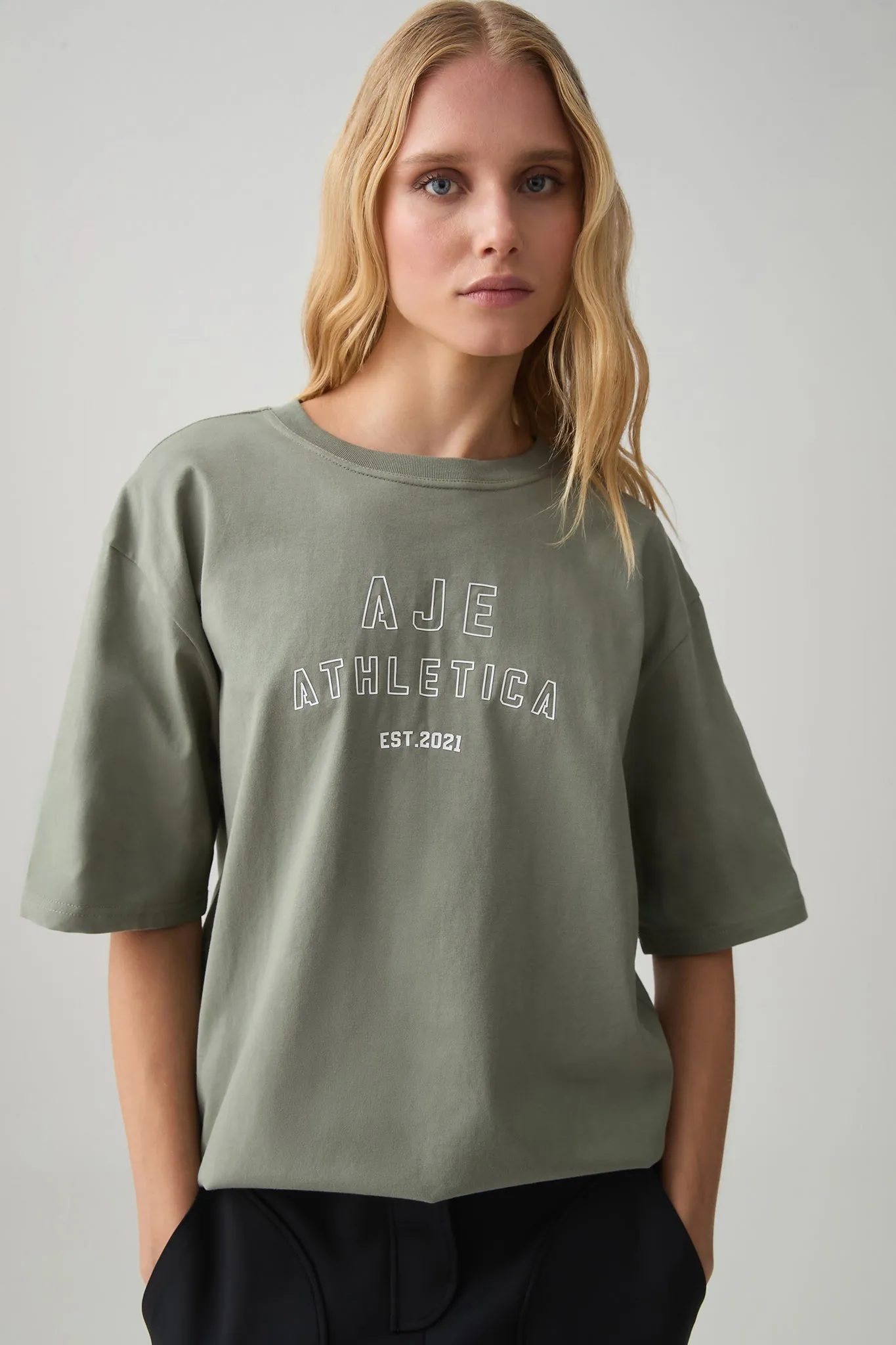 Retro AA Logo Tee 102 sold by Aje product image thumbnail 3