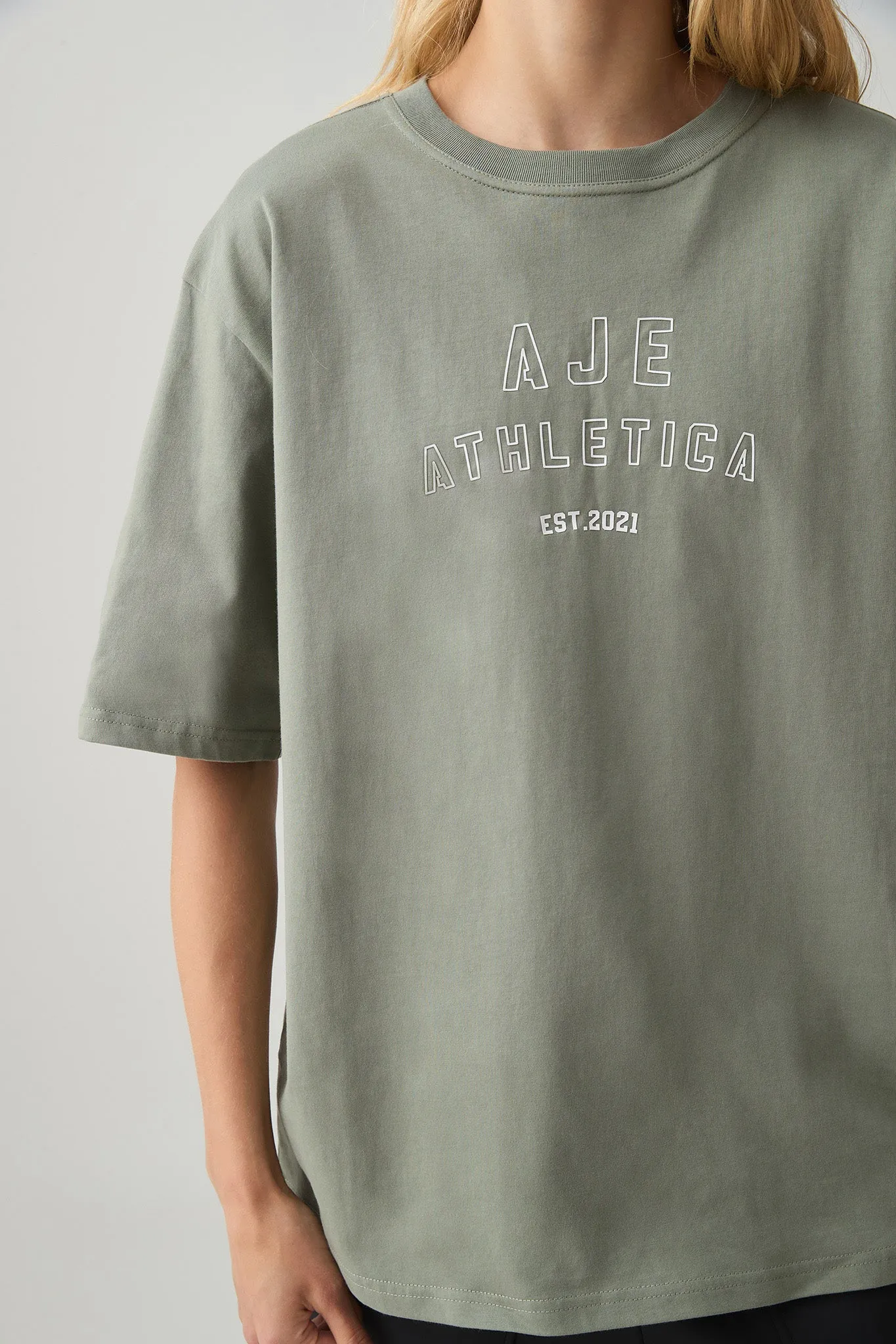 Retro AA Logo Tee 102 sold by Aje product image thumbnail 4