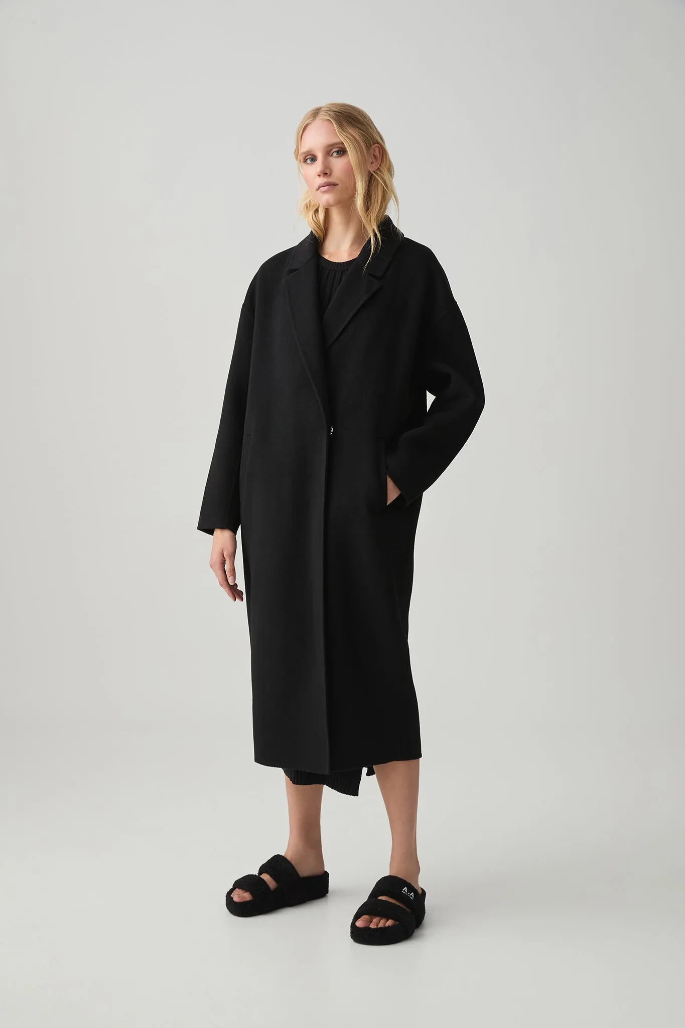 Wool Blend Long Line Coat 773 sold by Aje product image thumbnail 5