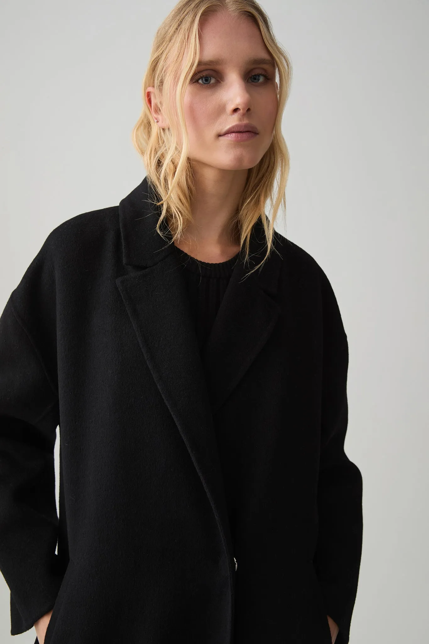 Wool Blend Long Line Coat 773 sold by Aje product image thumbnail 4