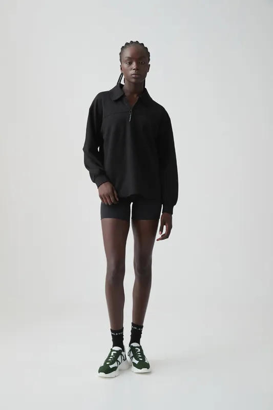 Quarter Zip Front Long Sleeve Polo 448 sold by Aje