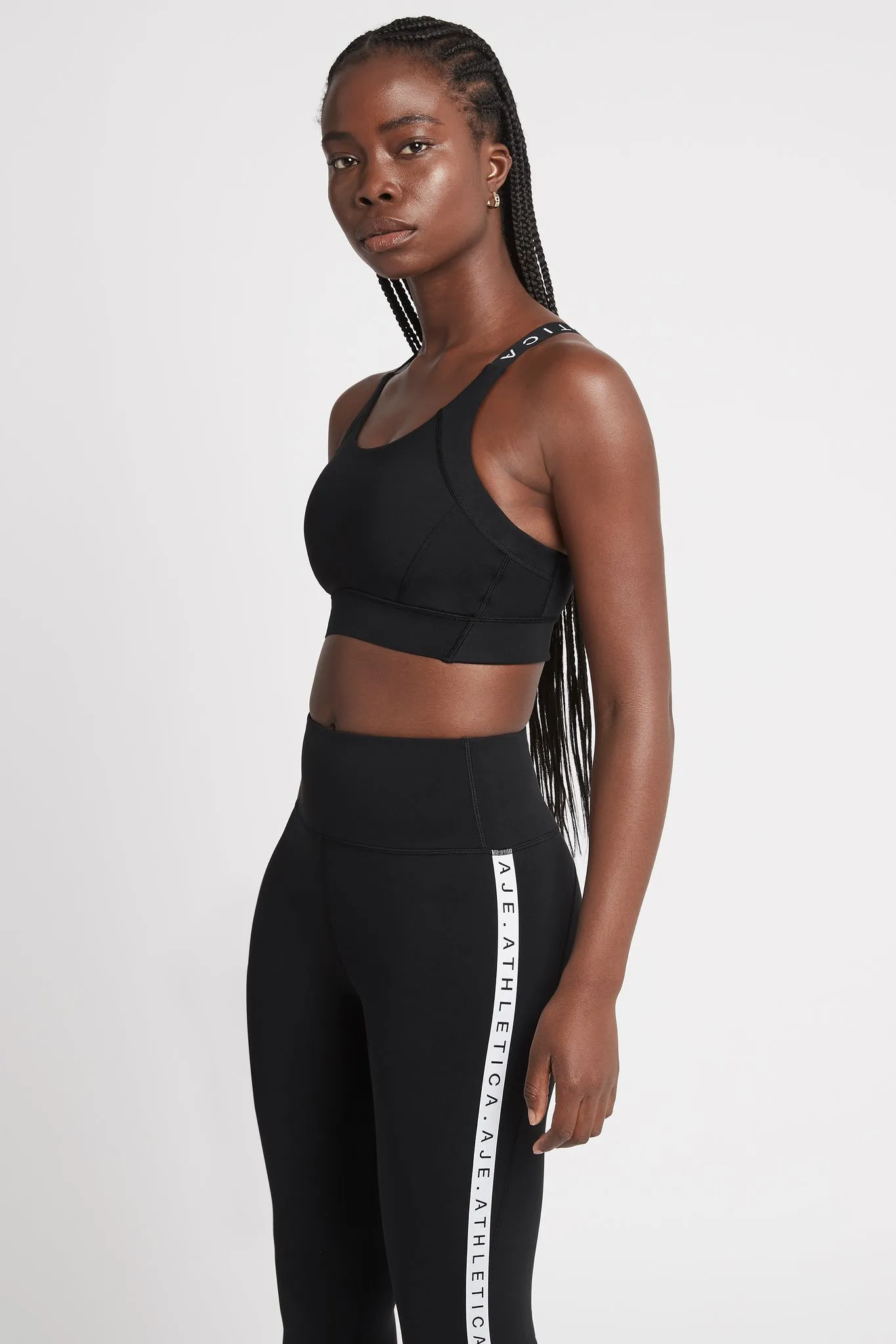 Adjustable Strap Logo Tape Sports Bra 321 sold by Aje product image thumbnail 3