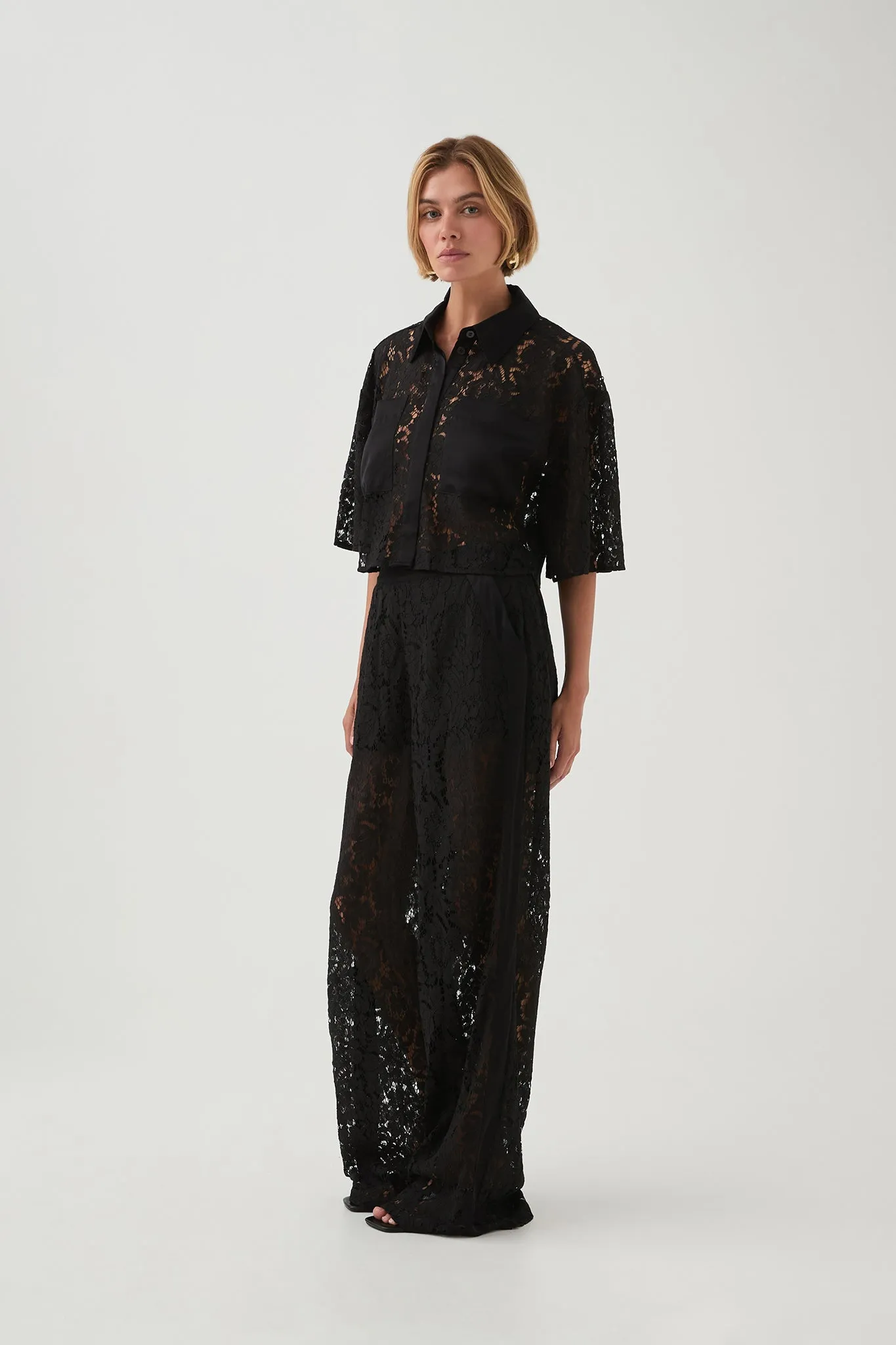 Kosmo Tuxedo Lace Pant sold by Aje product image thumbnail 3