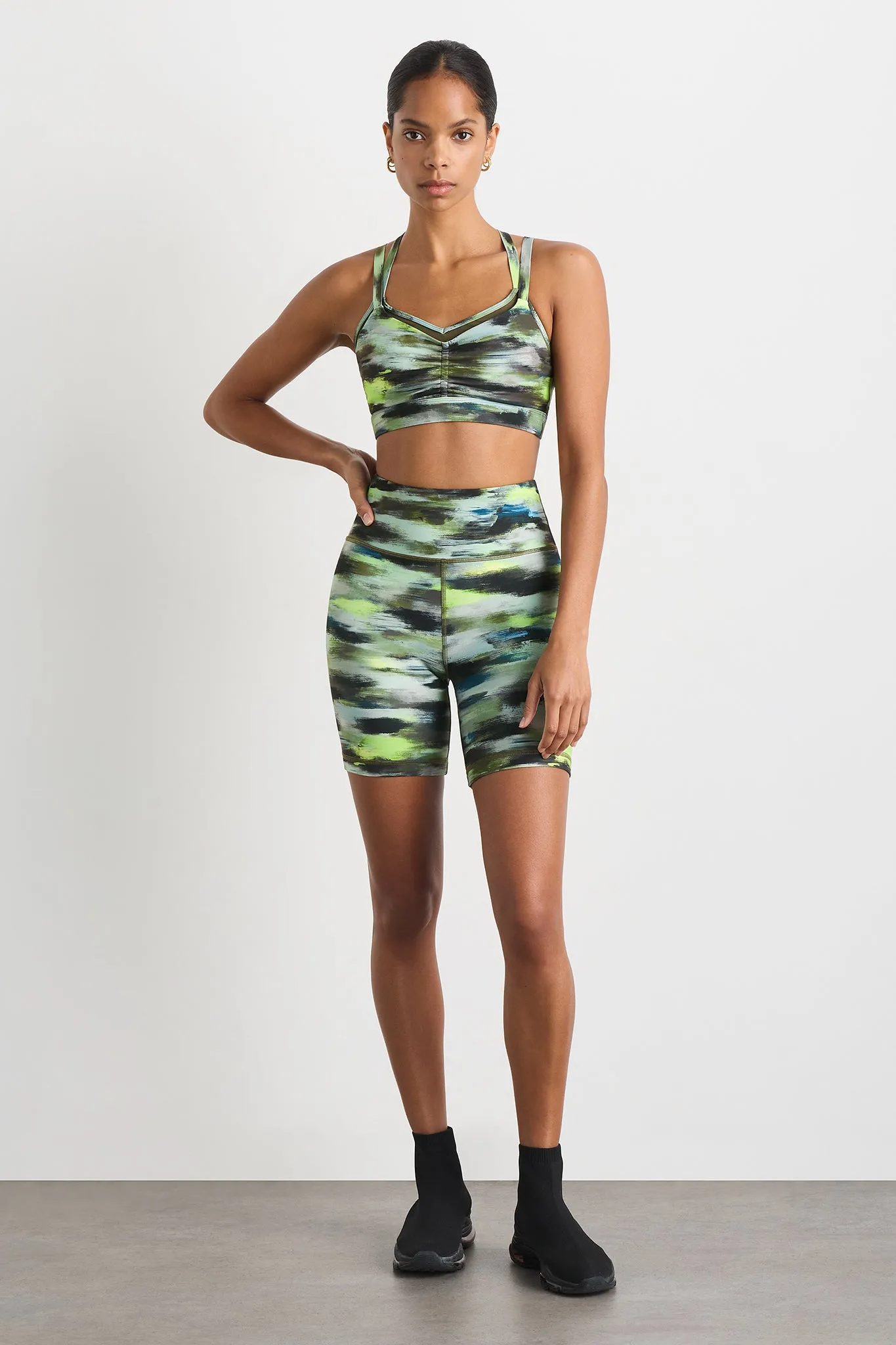 High Rise Bike Shorts 607 sold by Aje