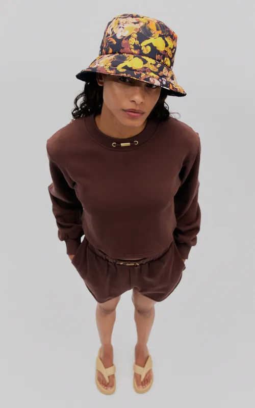 Puffed Spray Bucket Hat 950 sold by Aje