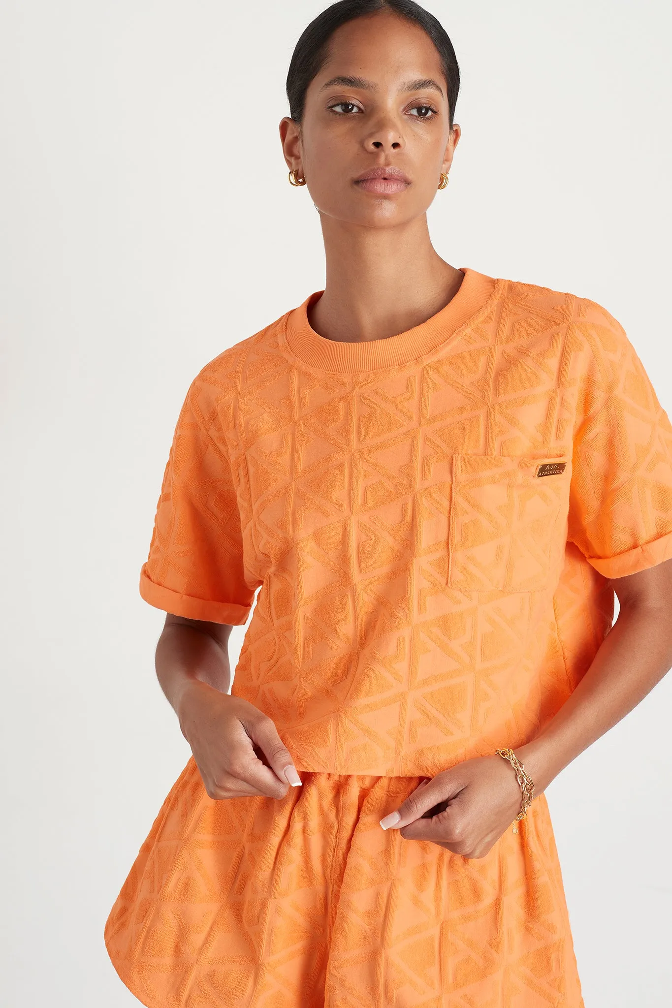 Terry Cropped Tee 416 sold by Aje product image thumbnail 5