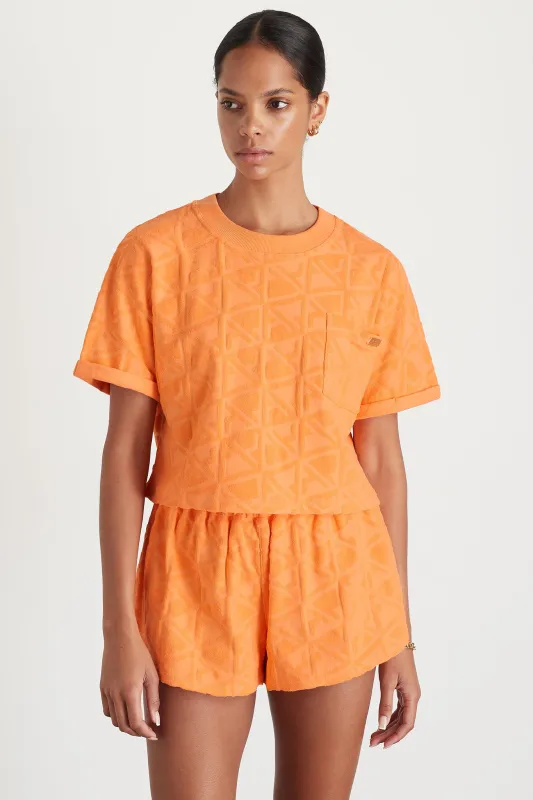 Terry Cropped Tee 416 sold by Aje