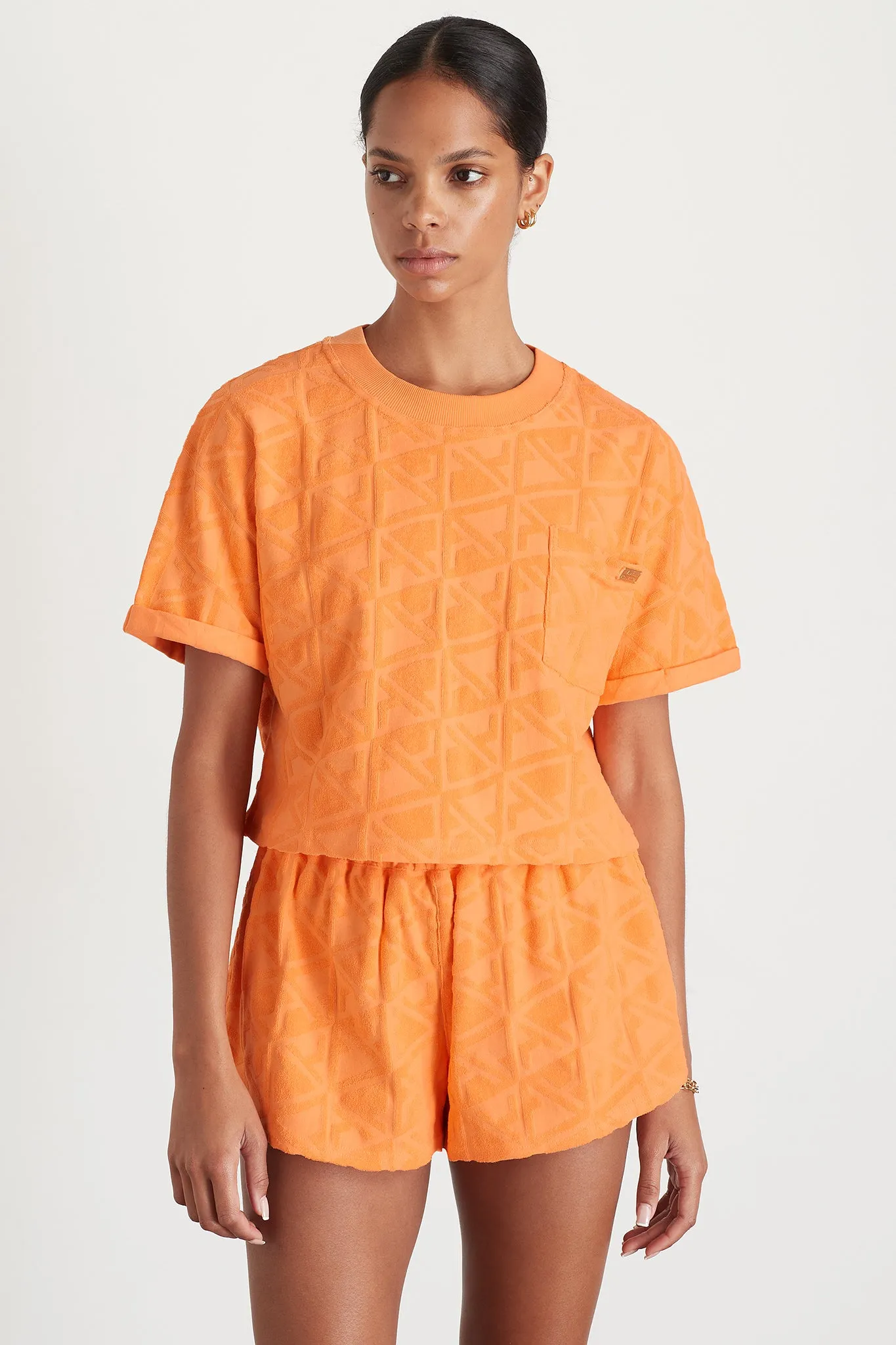 Terry Cropped Tee 416 sold by Aje