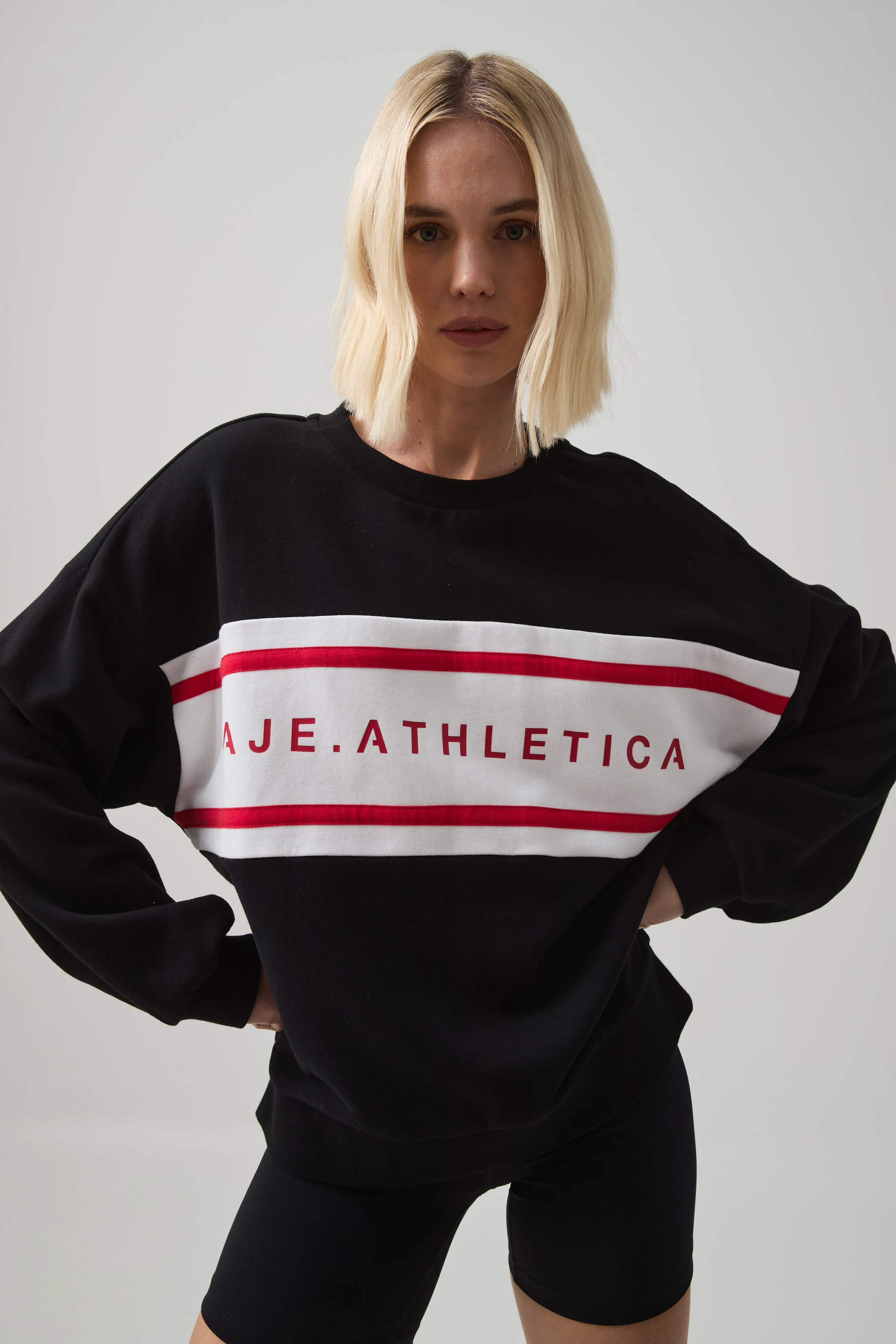 Contrast Crew Jumper 401 sold by Aje product image thumbnail 3
