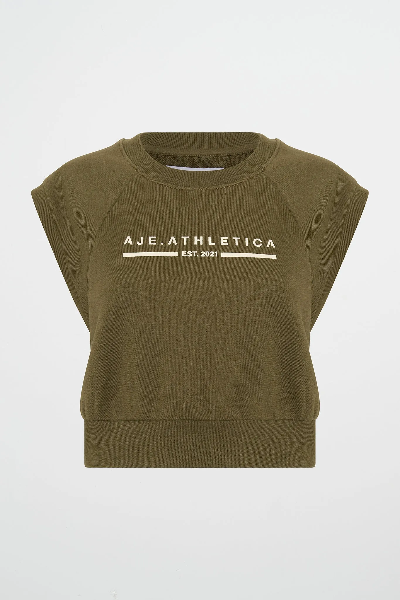 Cropped Sleeveless Terry Tank 146 sold by Aje product image thumbnail 2