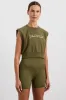 Cropped Sleeveless Terry Tank 146 sold by Aje