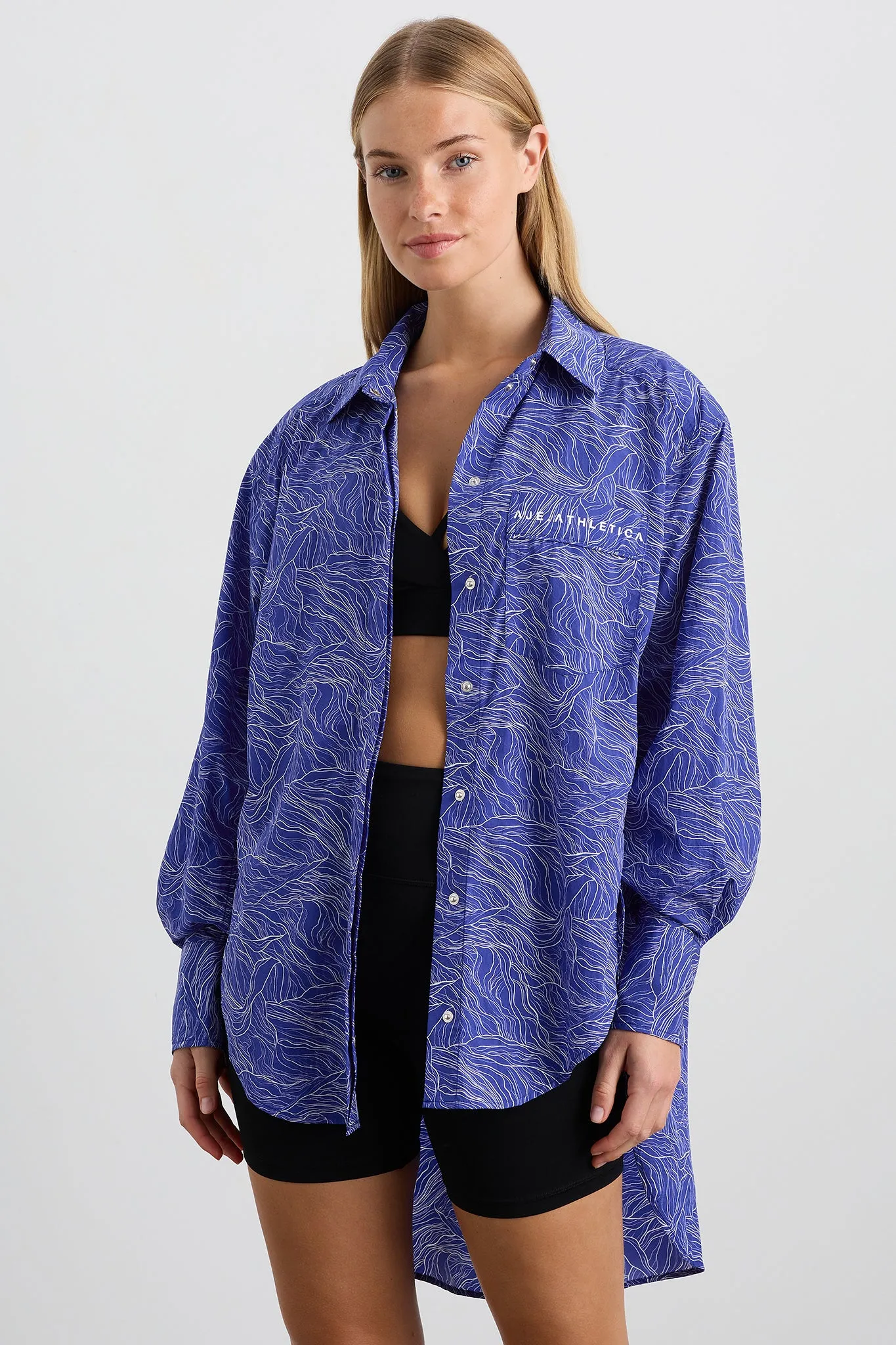 Stream Logo Spray Shirt 442 sold by Aje