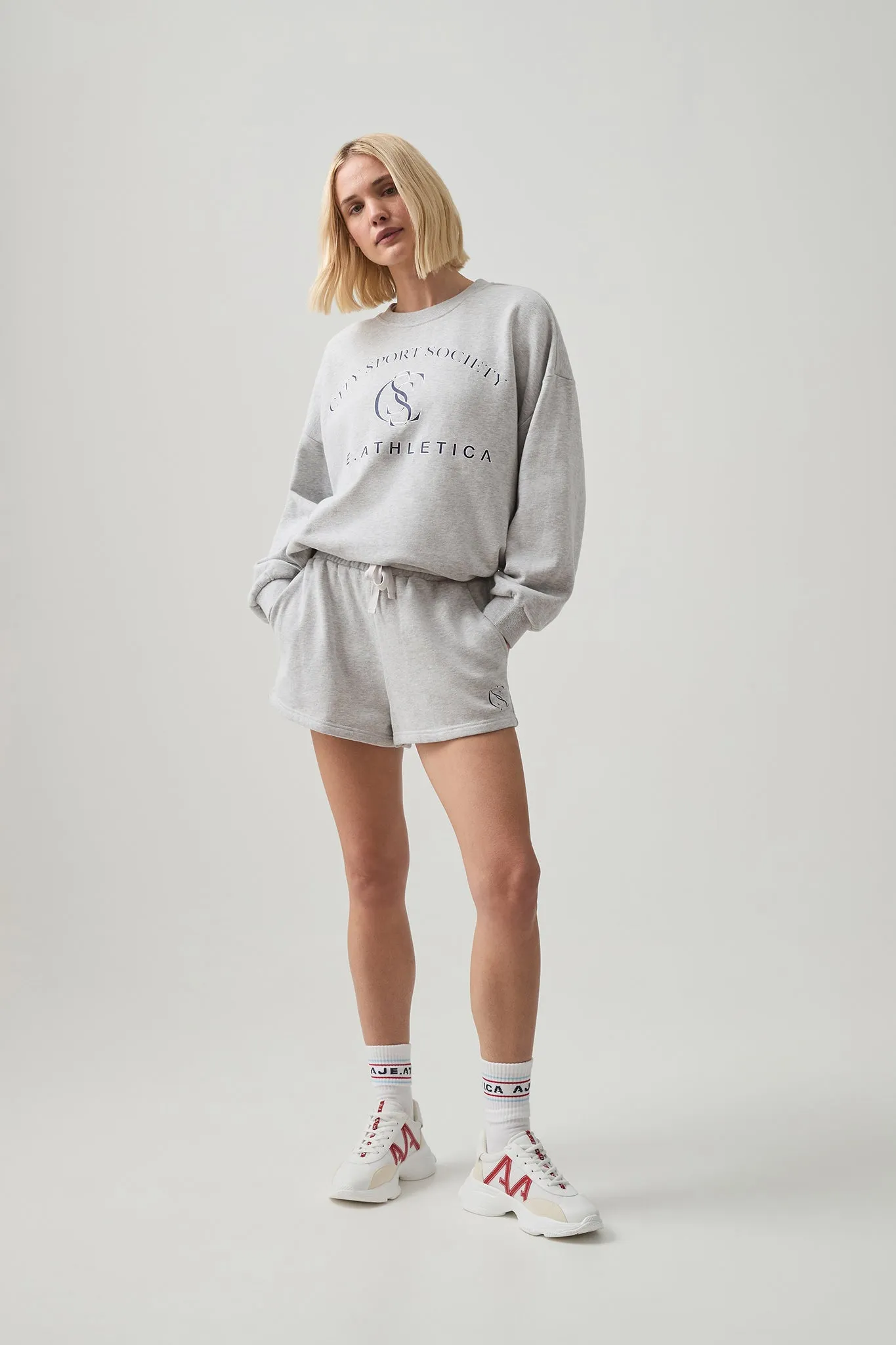 Logo Sweat Shorts 603 sold by Aje