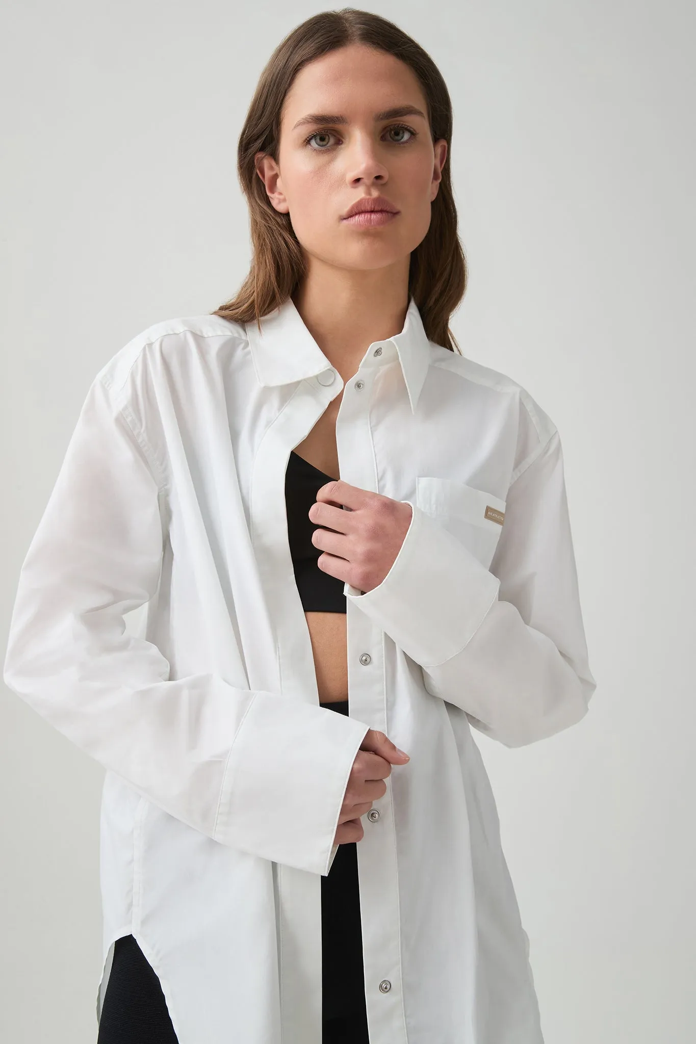 Logo Tape Shirt 406 sold by Aje product image thumbnail 3