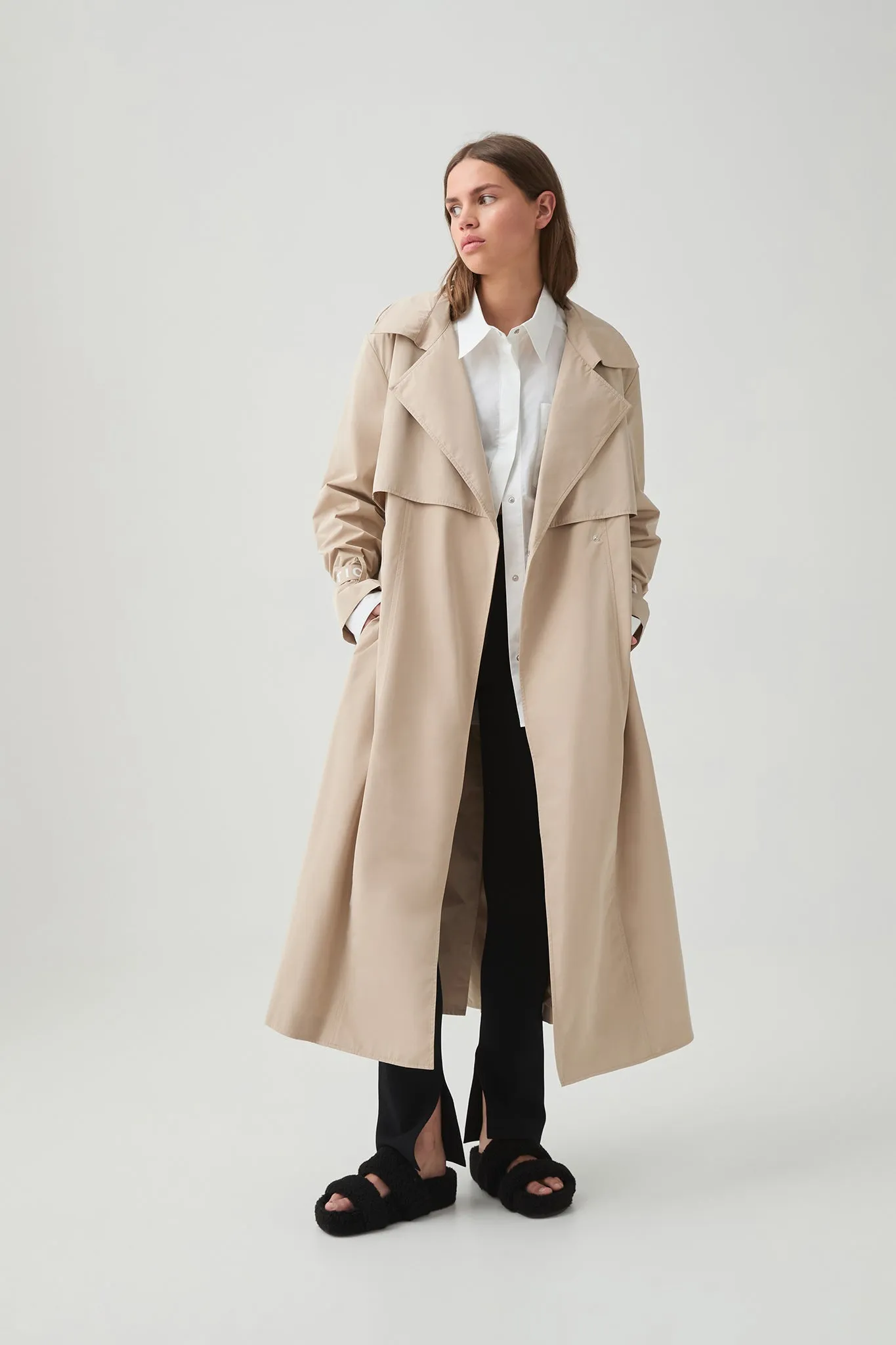 Longline Wrap Trench Coat 705 sold by Aje product image thumbnail 3