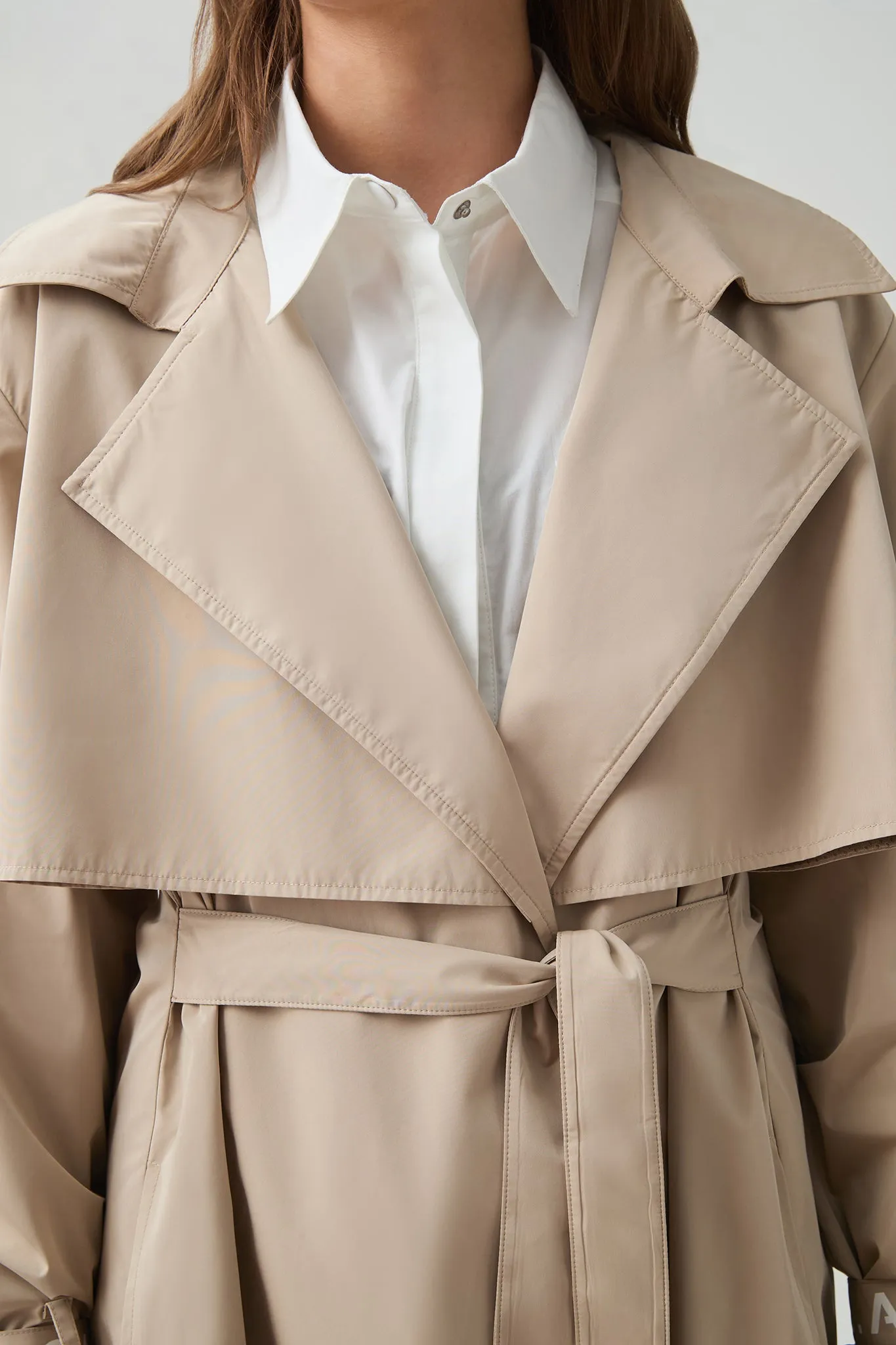 Longline Wrap Trench Coat 705 sold by Aje product image thumbnail 5