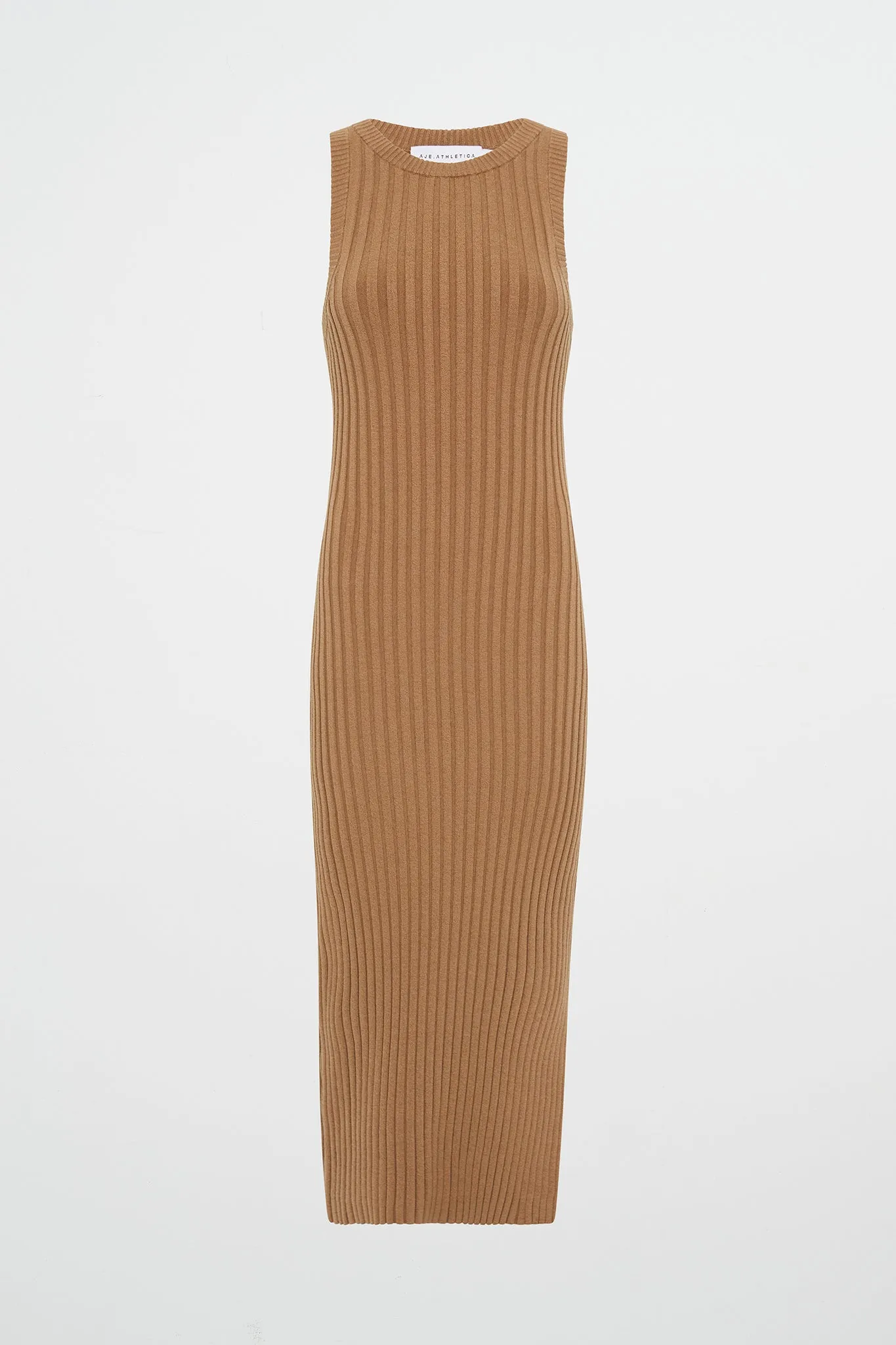 Rib Knit Hem Split Dress 816 sold by Aje product image thumbnail 2