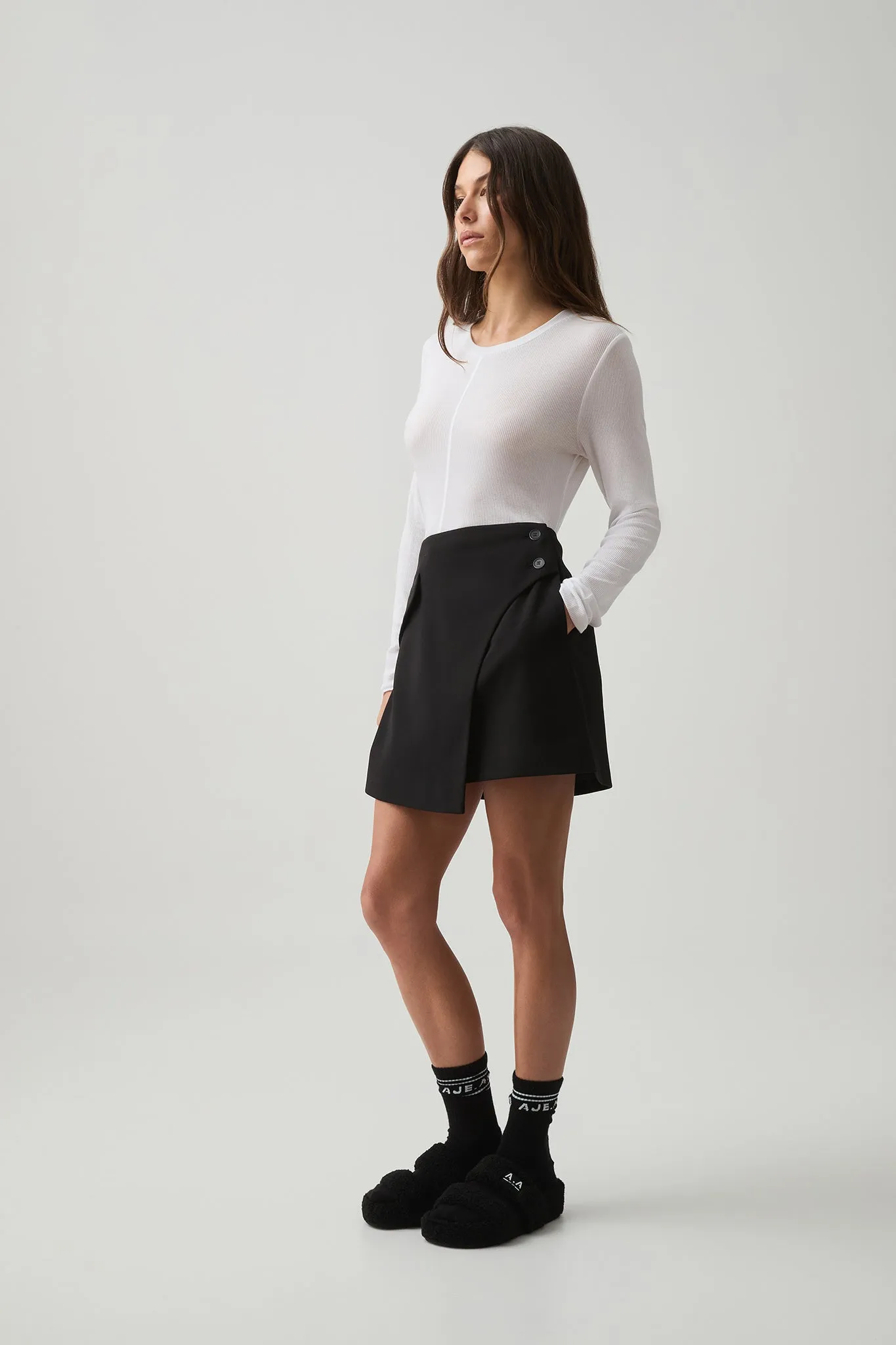 Wrap Mini Skirt 612 sold by Aje product image thumbnail 5