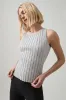 Hydra Logo Knit Ribbed Top sold by Aje