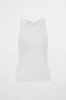 Hydra Logo Knit Ribbed Top sold by Aje