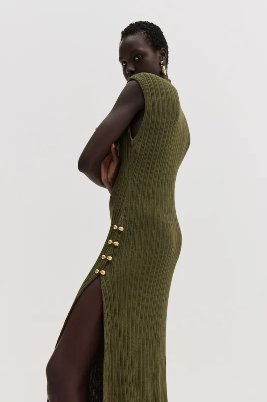 Leandra Knit Midi Dress sold by Aje