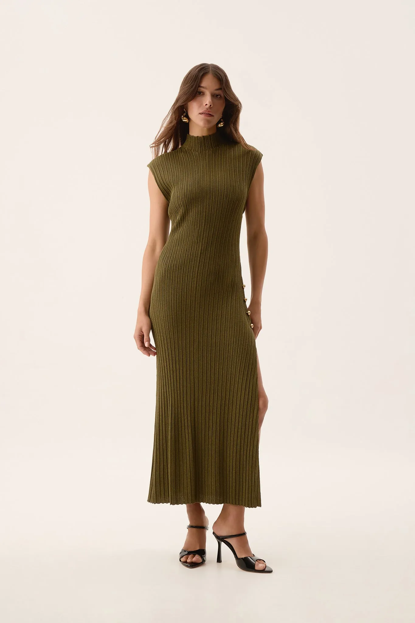 Leandra Knit Midi Dress sold by Aje product image thumbnail 3