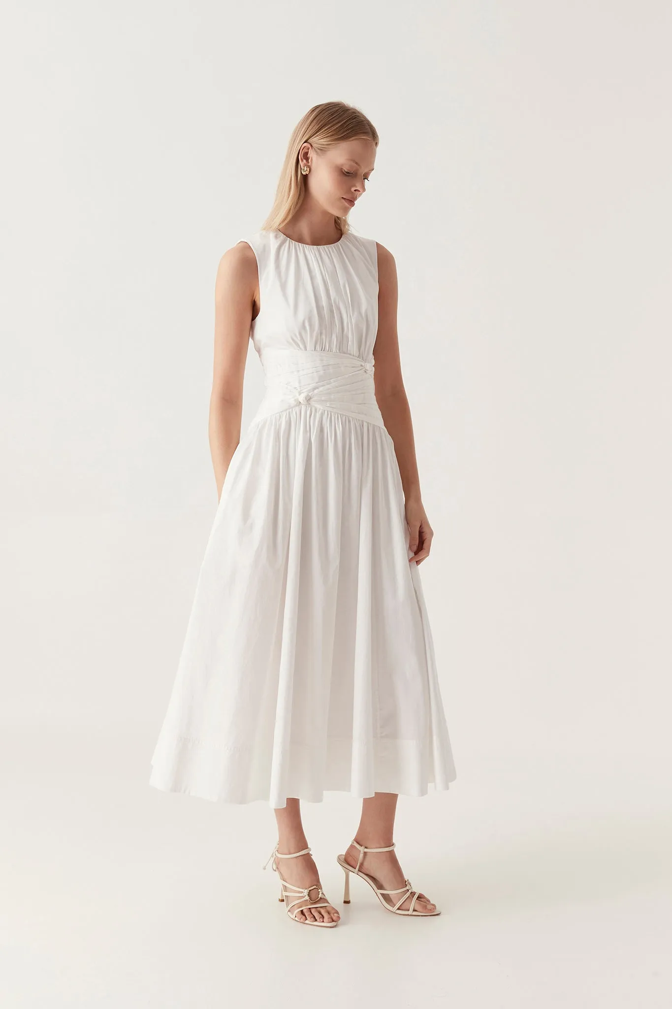 Agatha Knot Waist Midi Dress sold by Aje product image thumbnail 3