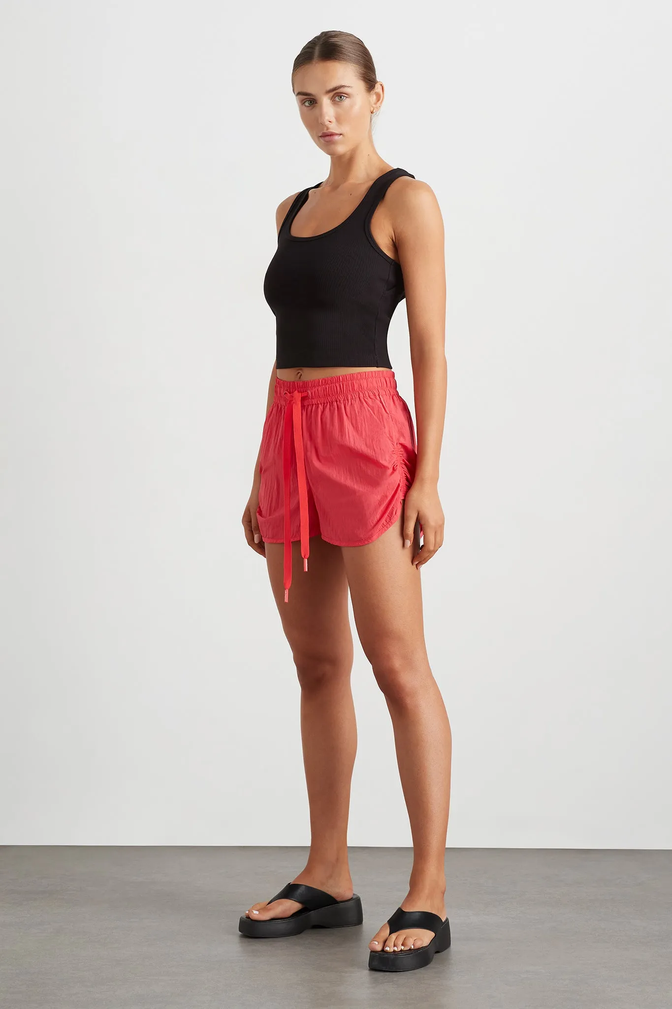 Ruched Running Short 602 sold by Aje