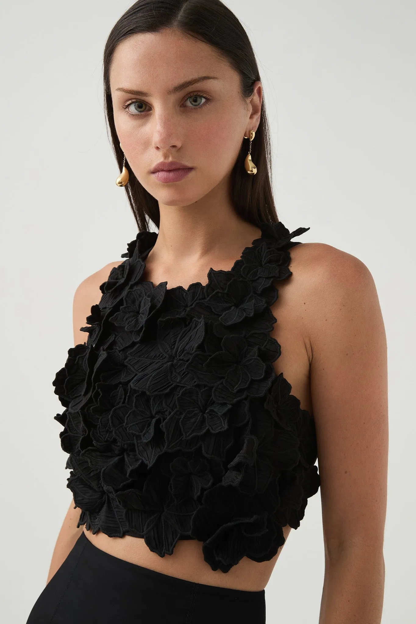 Splendour Flower Shell Top sold by Aje product image thumbnail 4