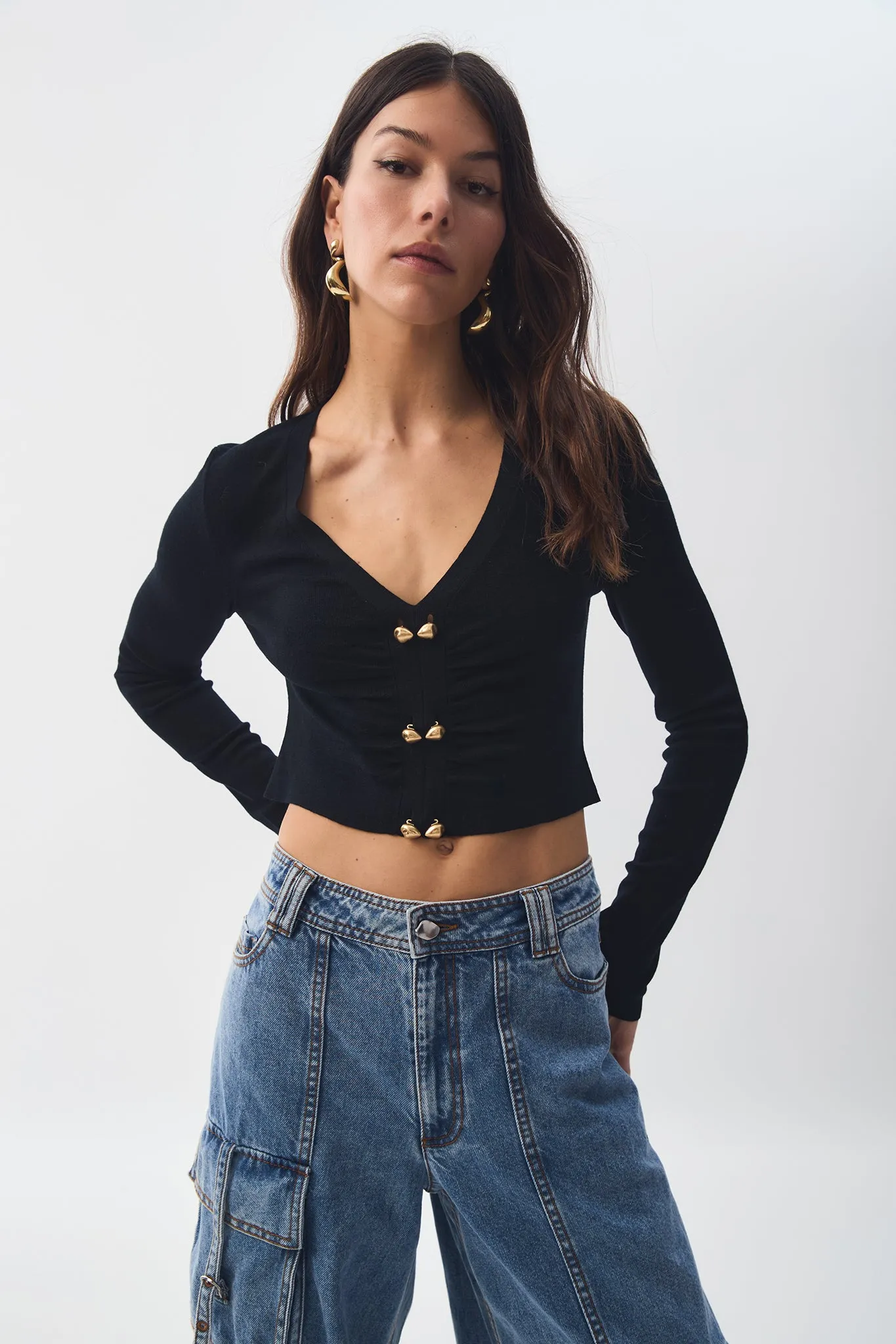 Lusia Knit Top sold by Aje