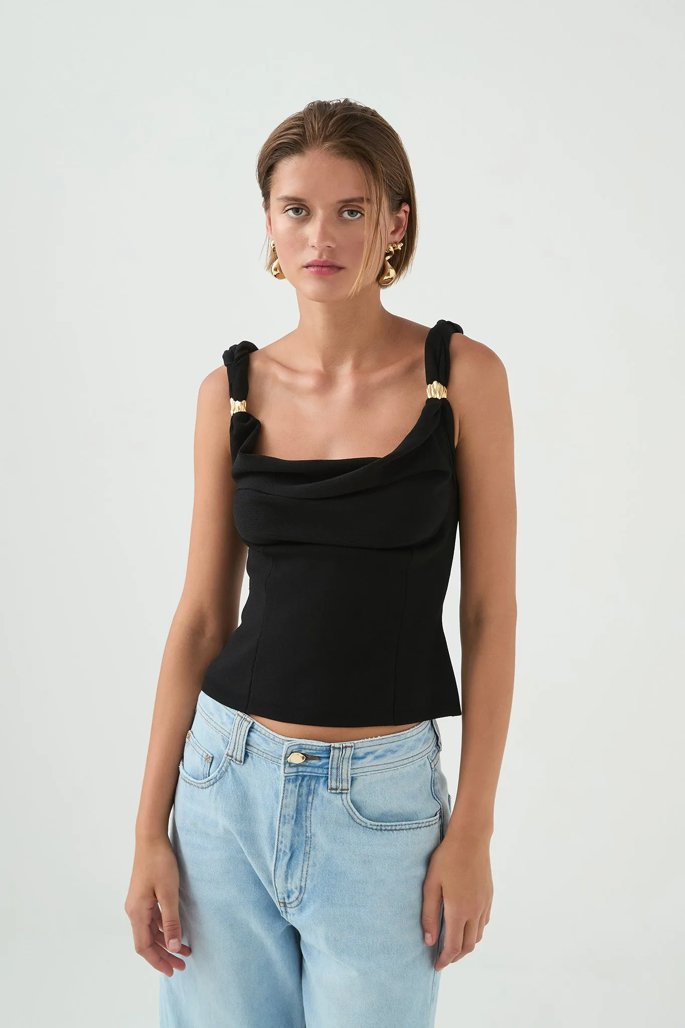 Halcyon Knit Top sold by Aje product image thumbnail 4