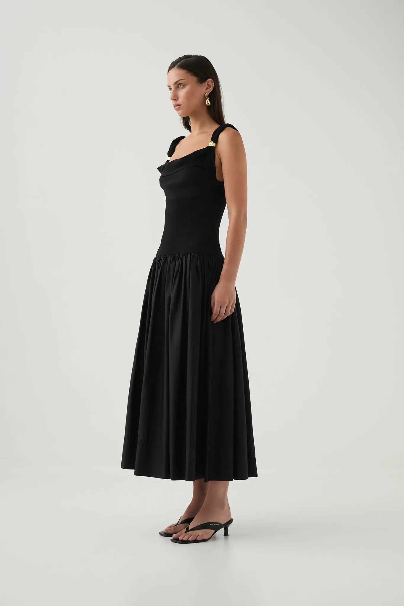 Halcyon Knit Midi Dress sold by Aje product image thumbnail 3