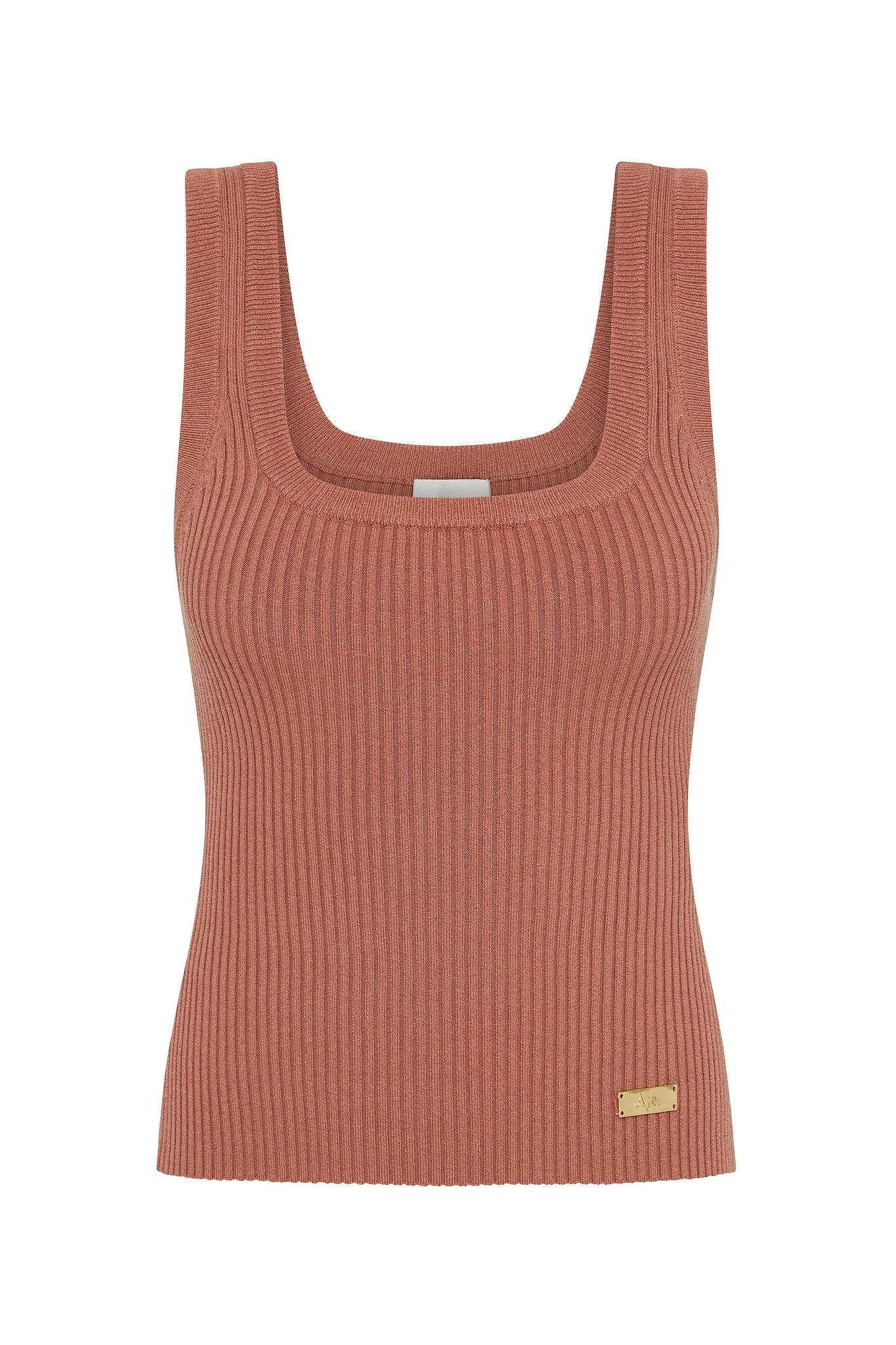 Bronte Scoop Neck Rib Tank sold by Aje product image thumbnail 2