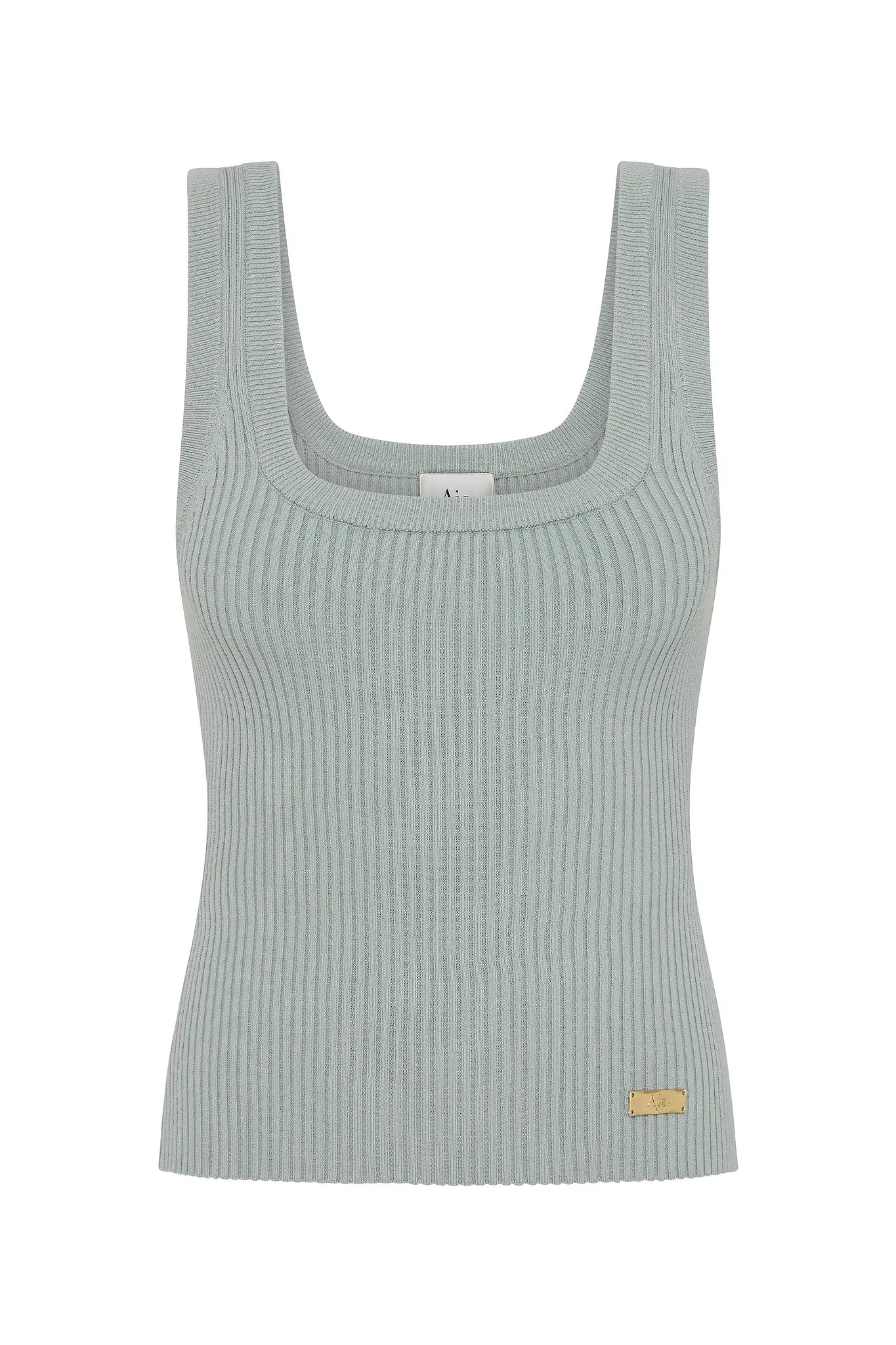 Bronte Scoop Neck Rib Tank sold by Aje product image thumbnail 2