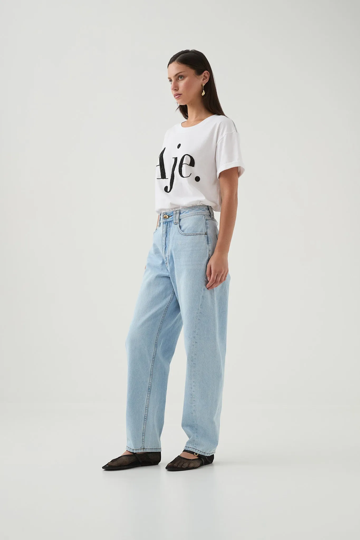 Beyond Embellished Logo Tee sold by Aje product image thumbnail 4