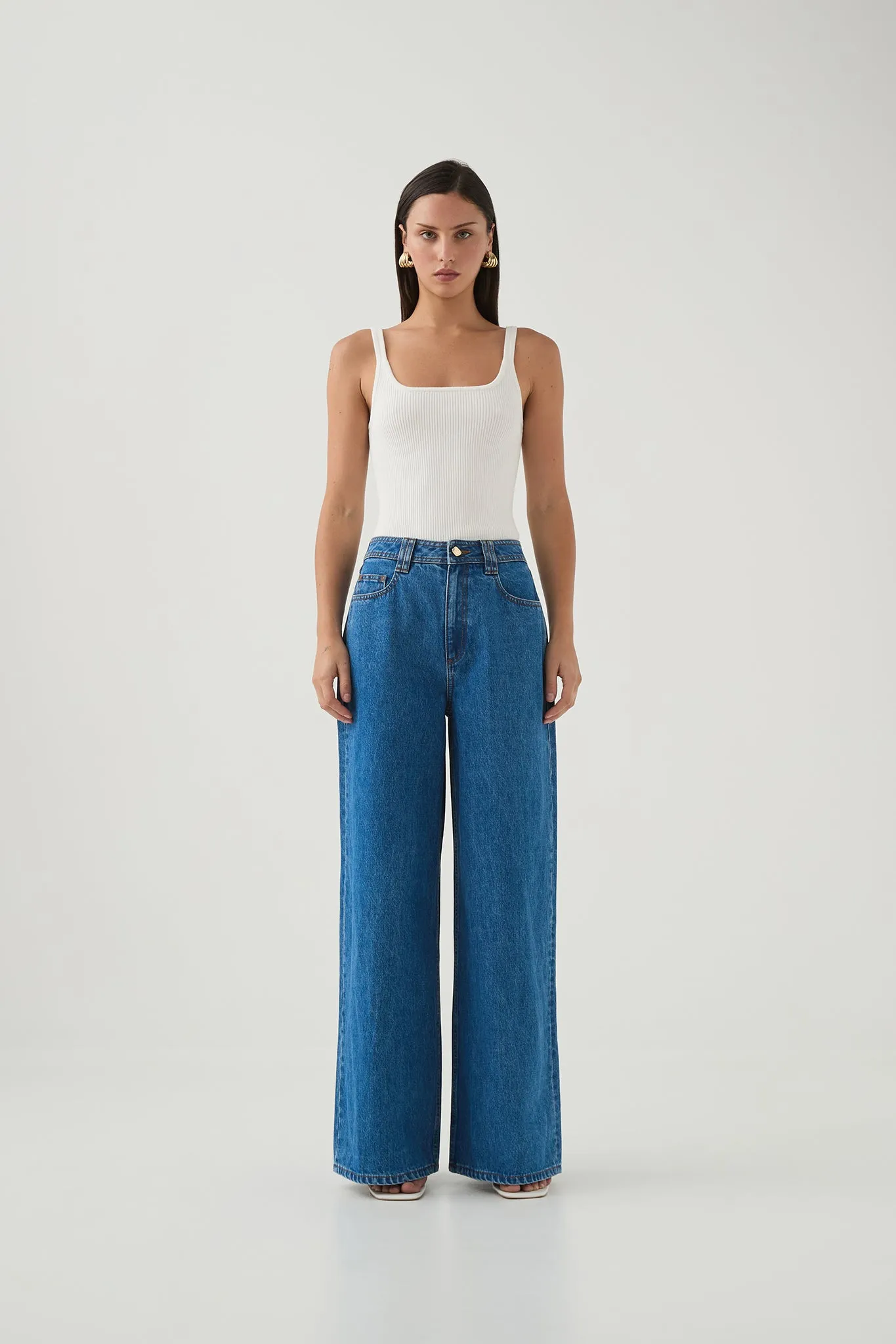 Rylan Extra Wide Leg Jean sold by Aje product image thumbnail 3