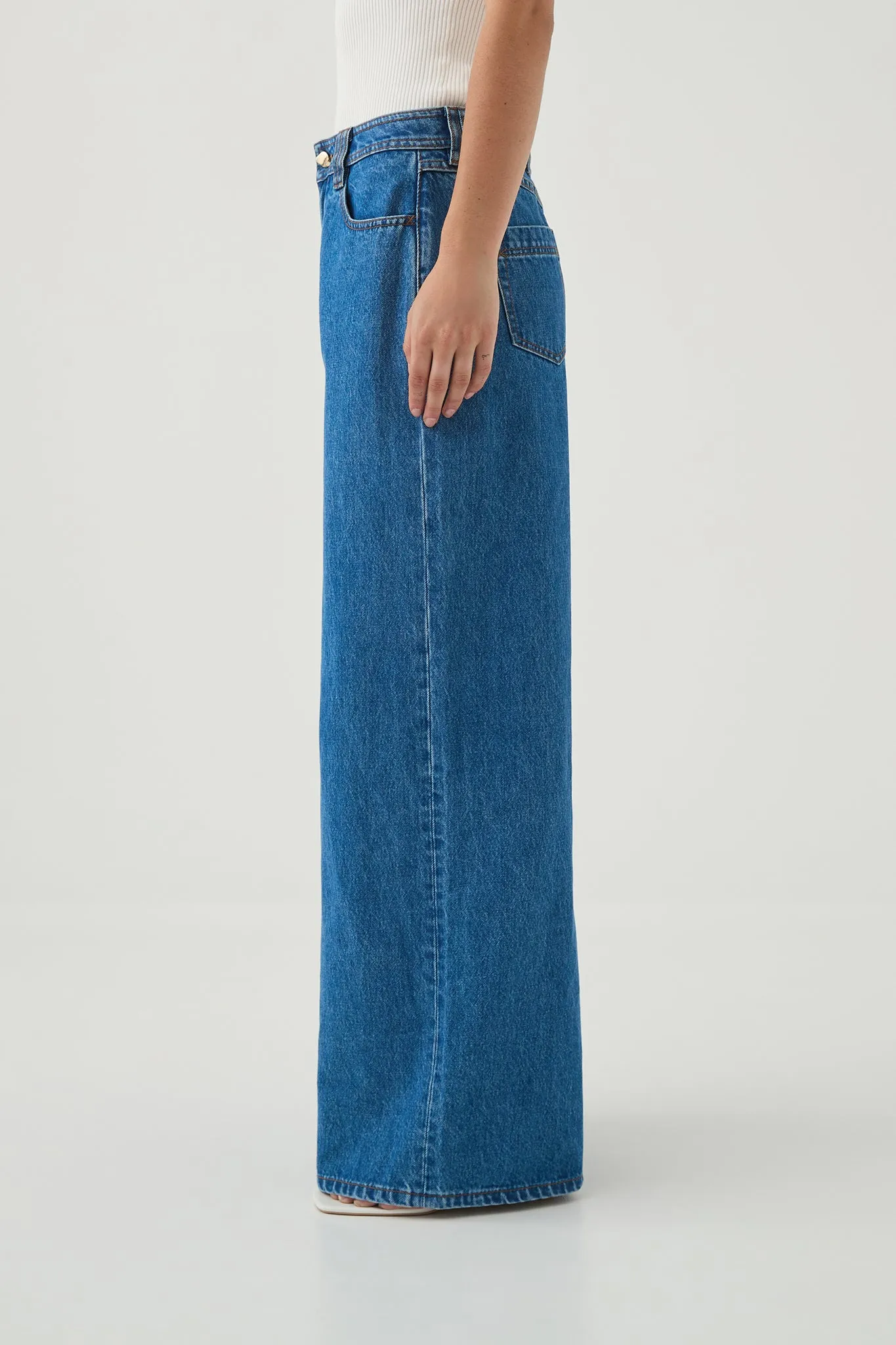 Rylan Extra Wide Leg Jean sold by Aje product image thumbnail 5
