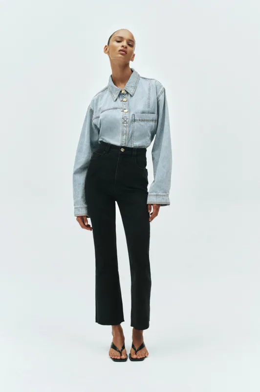 Harley Bootleg Crop Jean made by Aje
