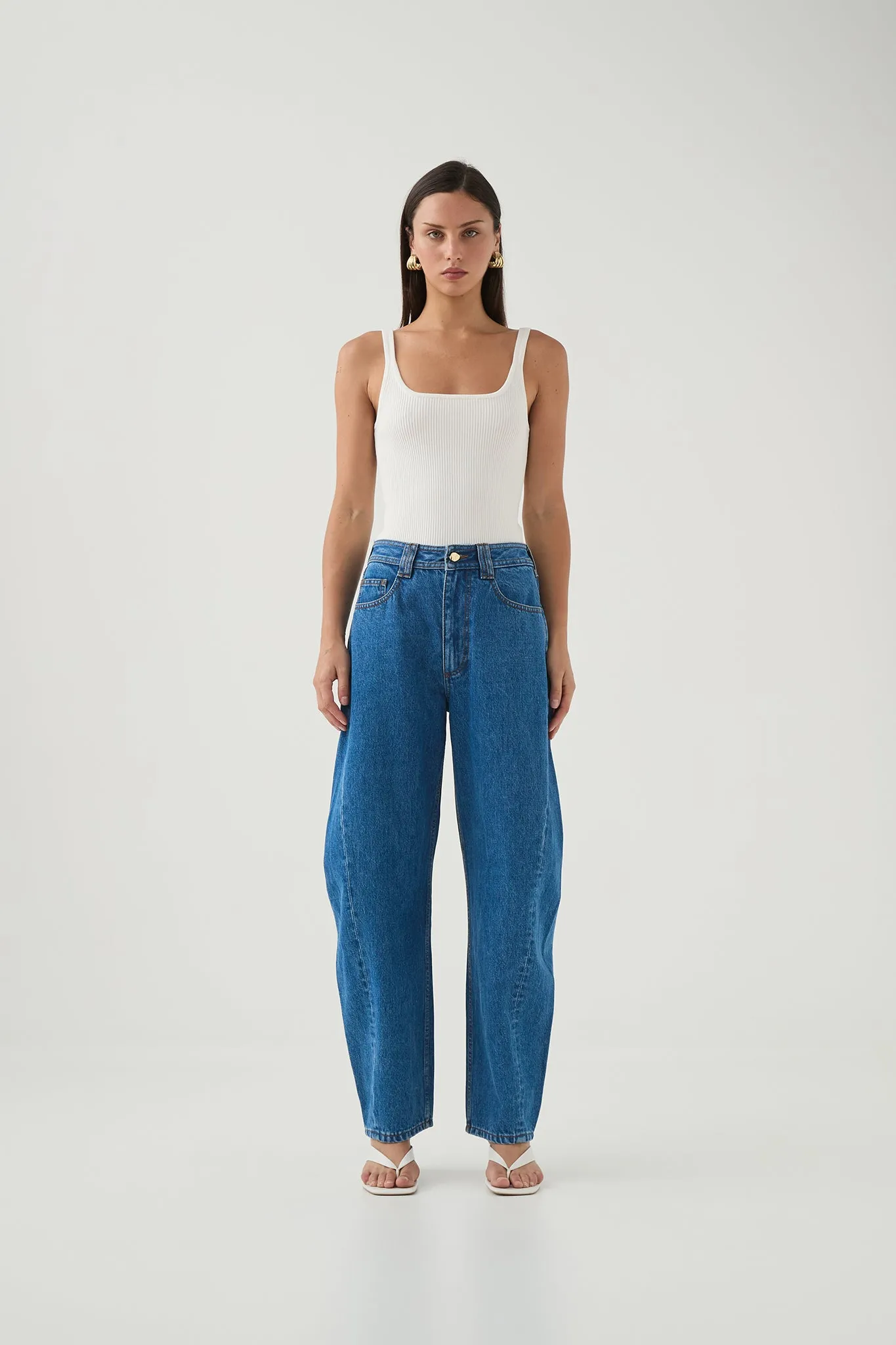 Stevie Barrel Ankle Jean sold by Aje product image thumbnail 3