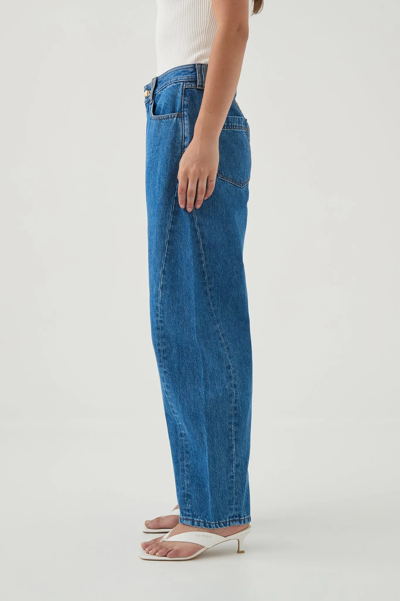 Stevie Barrel Ankle Jean sold by Aje product image thumbnail 5