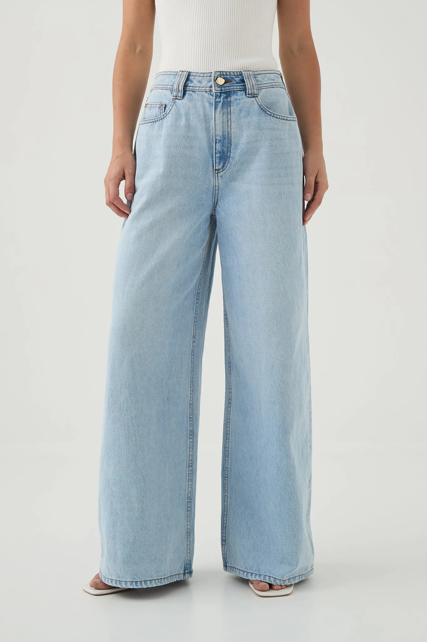Rylan Extra Wide Leg Jean sold by Aje product image thumbnail 4