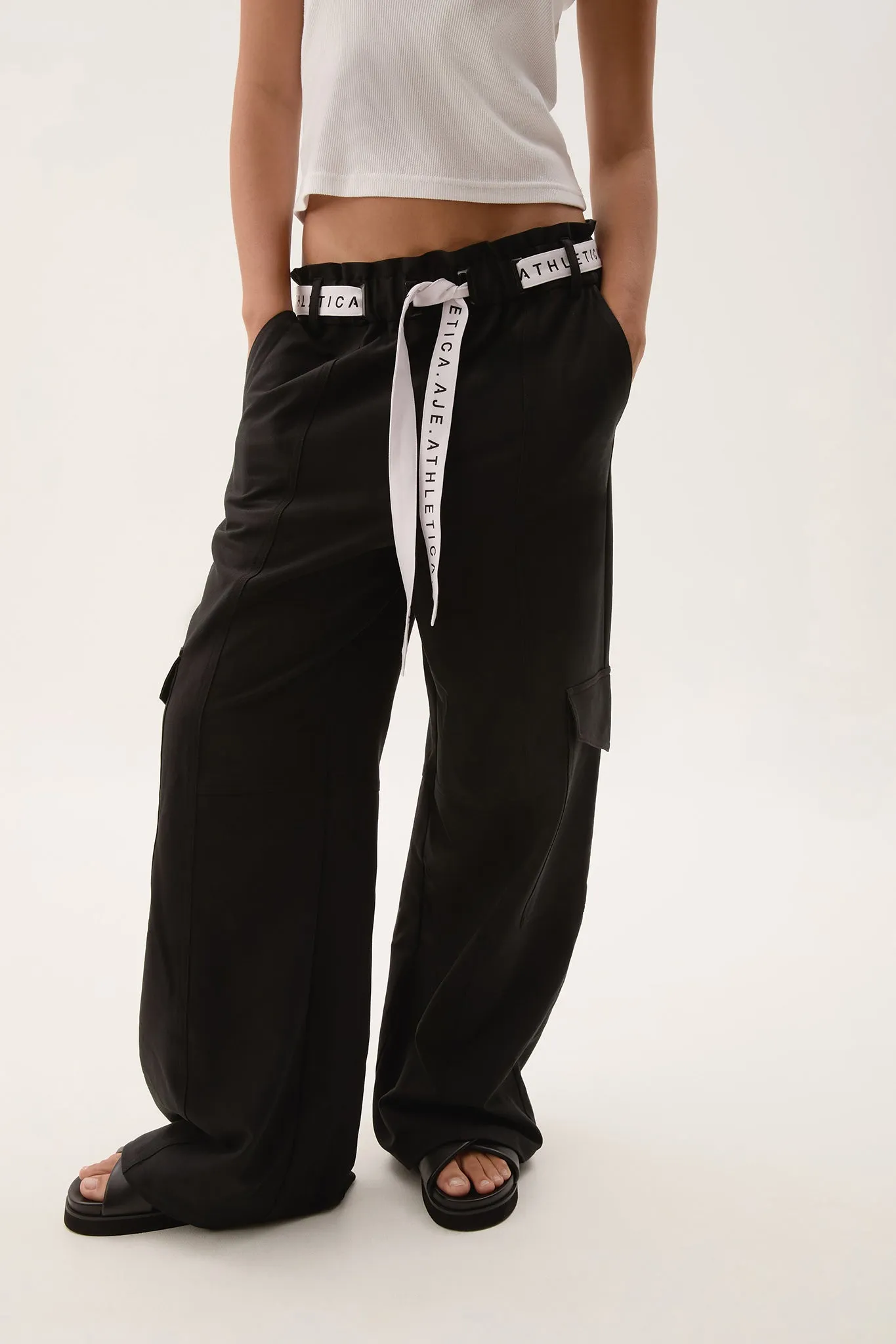 Logo Belted Pant 512 sold by Aje product image thumbnail 3