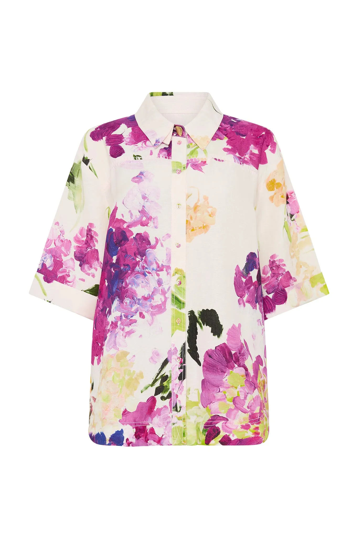 Blaze Stitch Oversized Shirt sold by Aje product image thumbnail 2