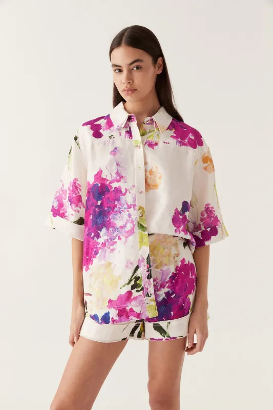 Blaze Stitch Oversized Shirt sold by Aje