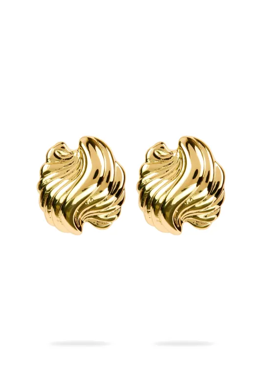 Alina Clamshell Earring sold by Aje