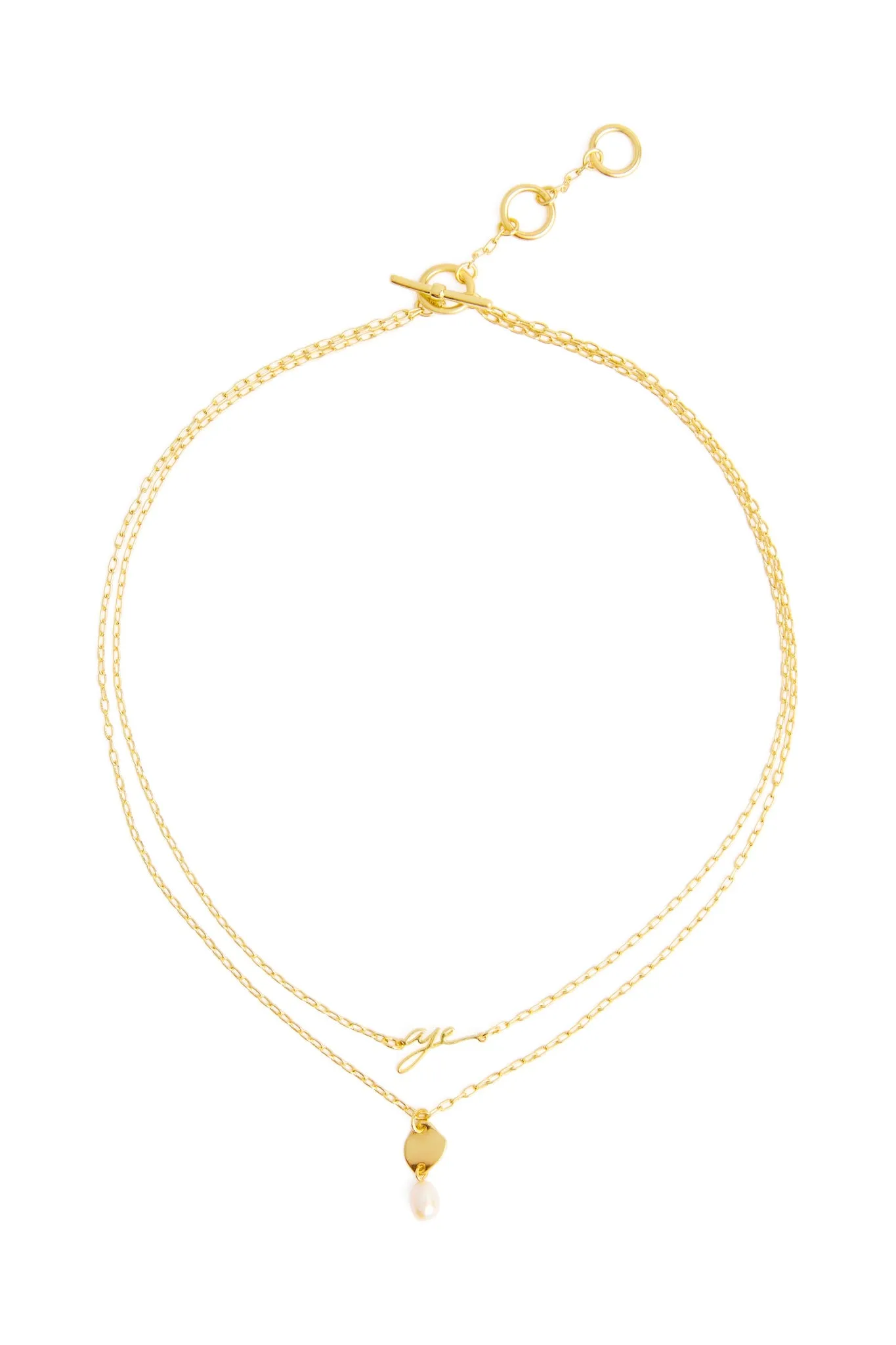 Aje Double Strand Pearl Necklace sold by Aje